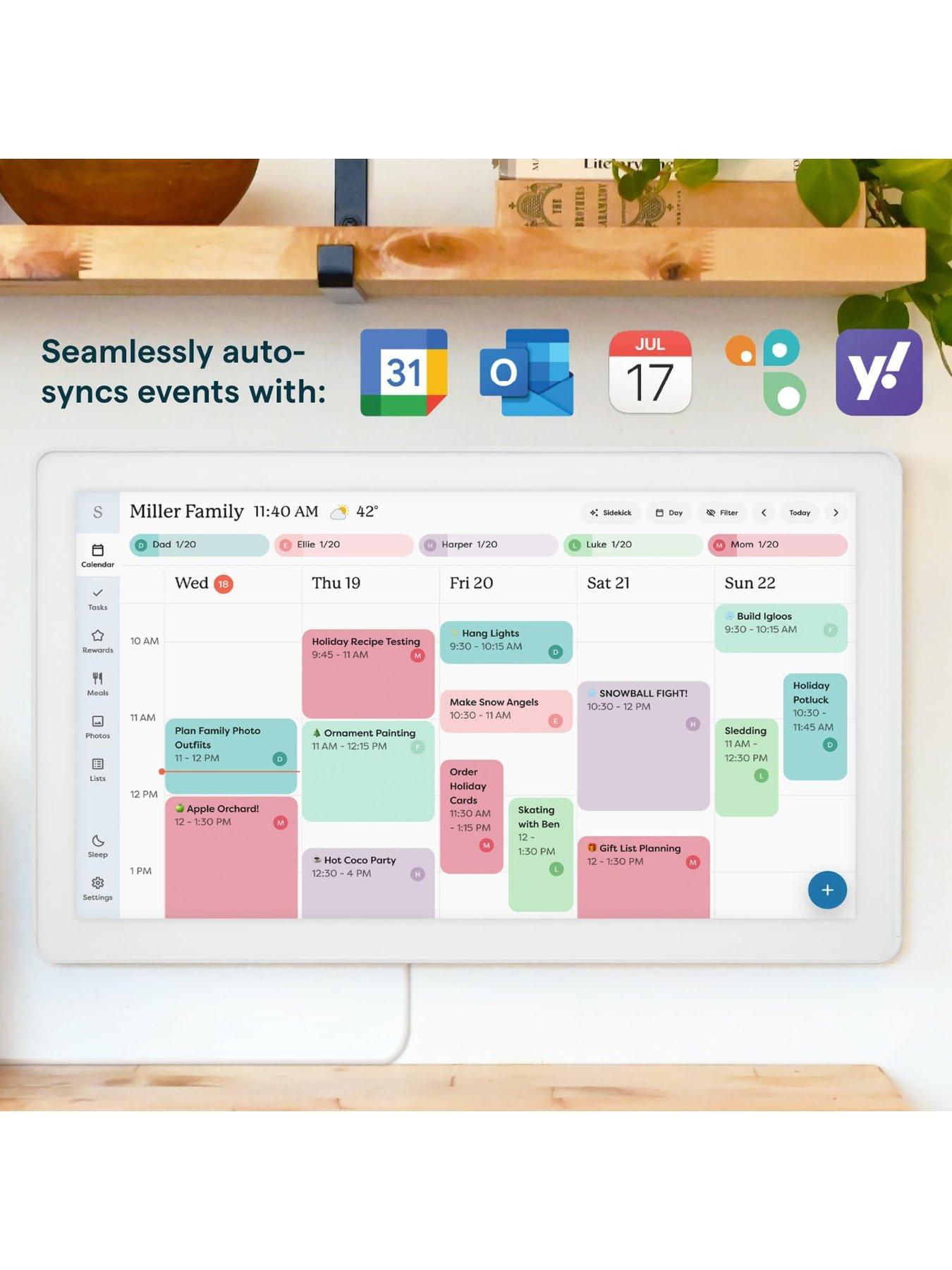 Image 2 of 7 of Skylight Max 27 inch Smart Digital Calendar