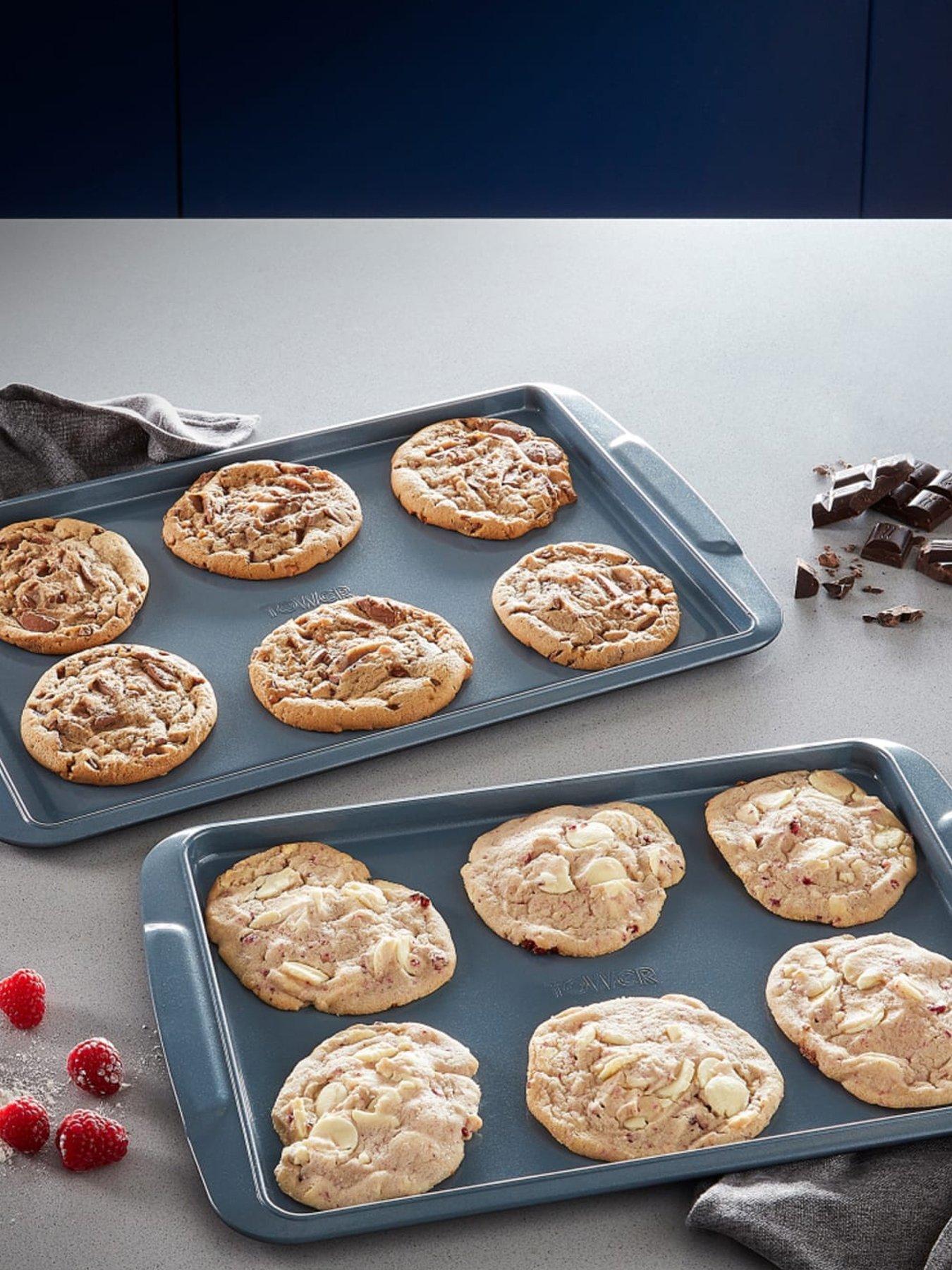 Tower Cerasure 2 Piece Baking Tray Set, Non-Stick, Graphite