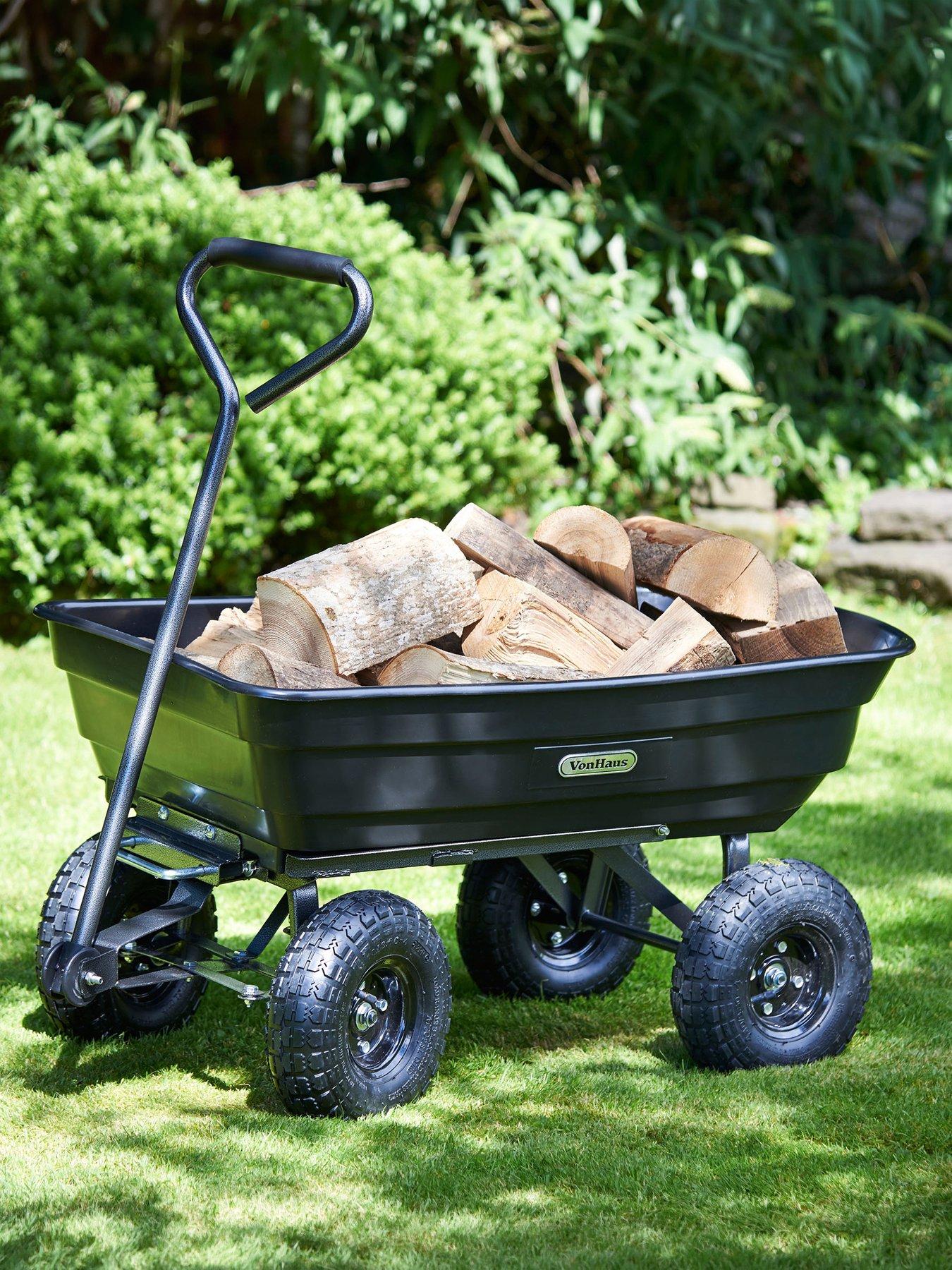 Vonhaus Garden Dump Cart Trolley