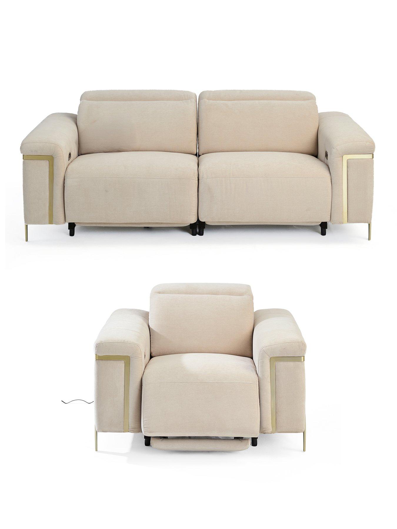 Image 2 of 7 of The Very Collection Allure 3 Seater Power Recliner Sofa + Chair Set (Buy &amp; SAVE!) - FSC&reg; Certified
