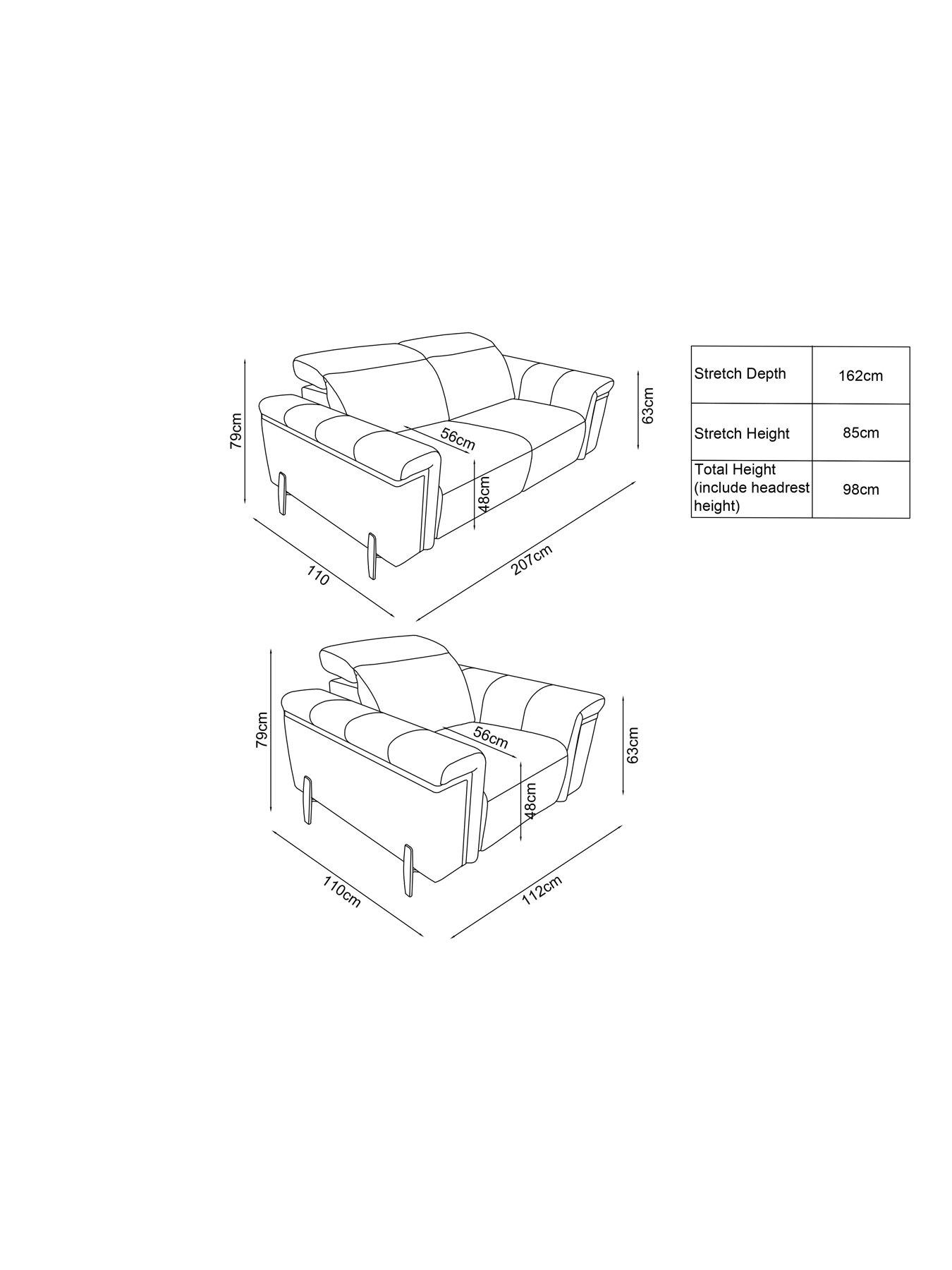 Image 7 of 7 of The Very Collection Allure 3 Seater Power Recliner Sofa + Chair Set (Buy &amp; SAVE!) - FSC&reg; Certified