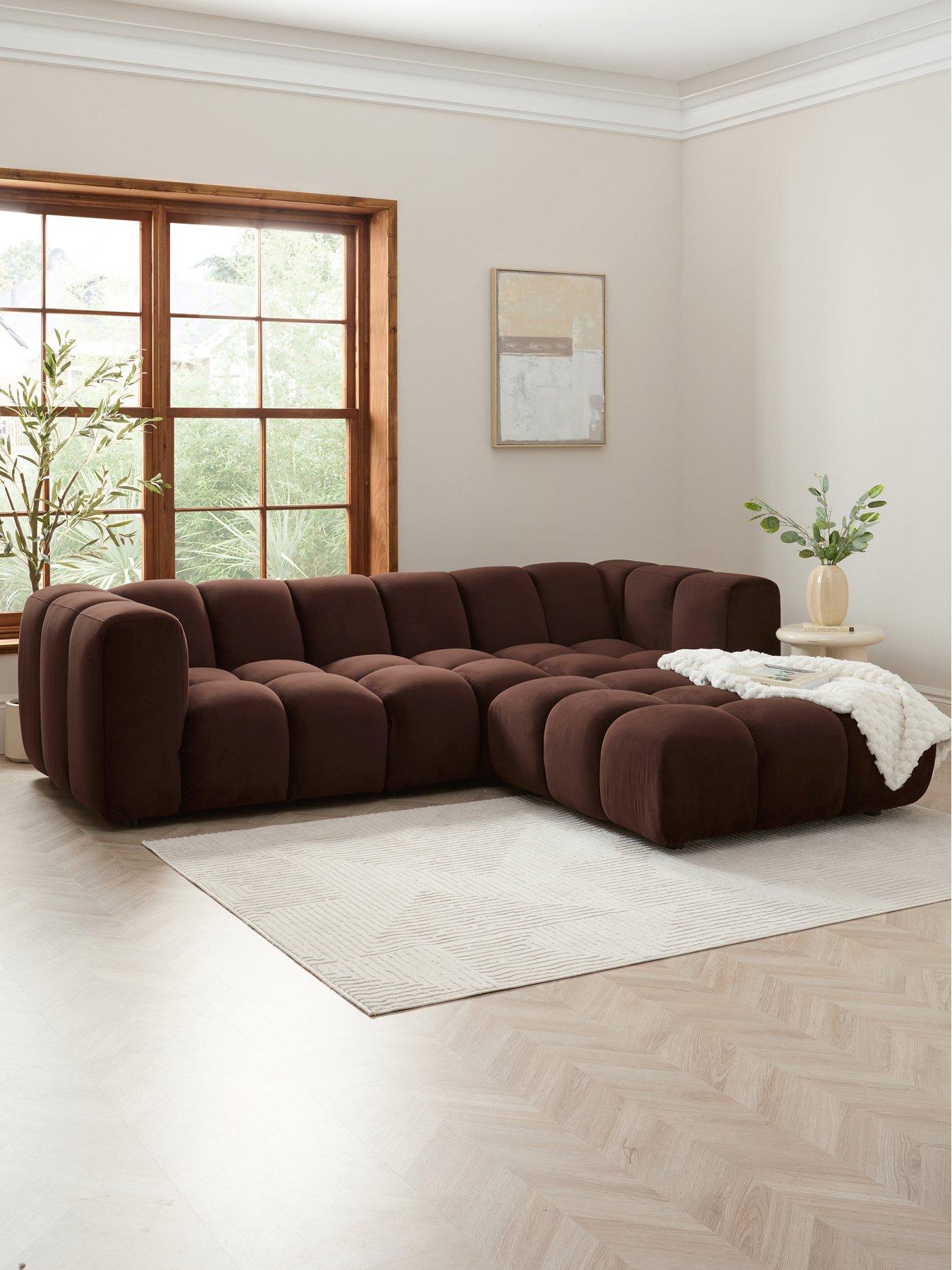 Michelle Keegan Home Odyssey Lrg Mod Sofa + FS