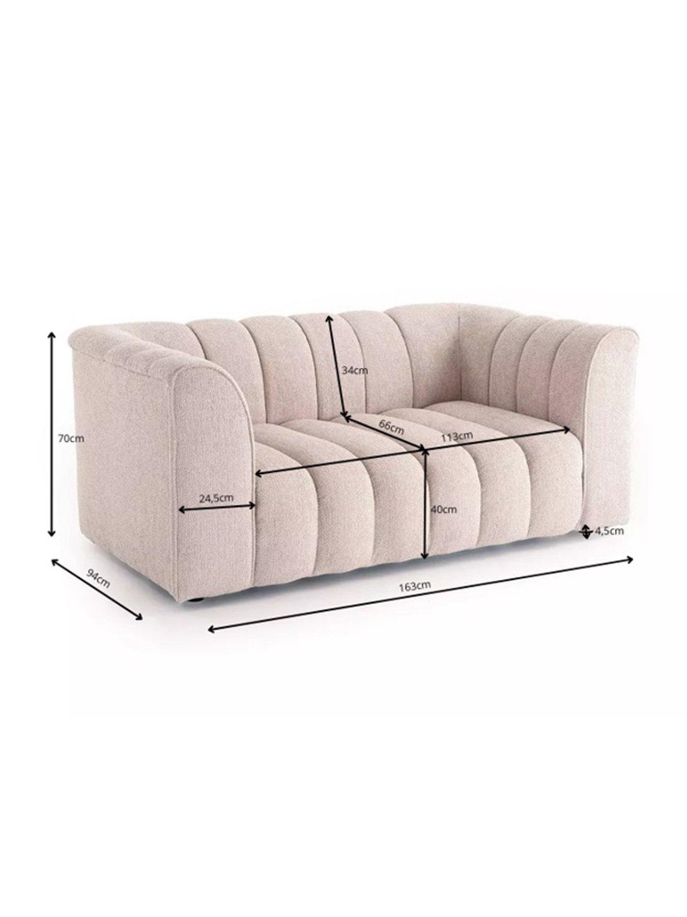 Image 7 of 7 of Michelle Keegan Home Mikah 2 Seater Sofa