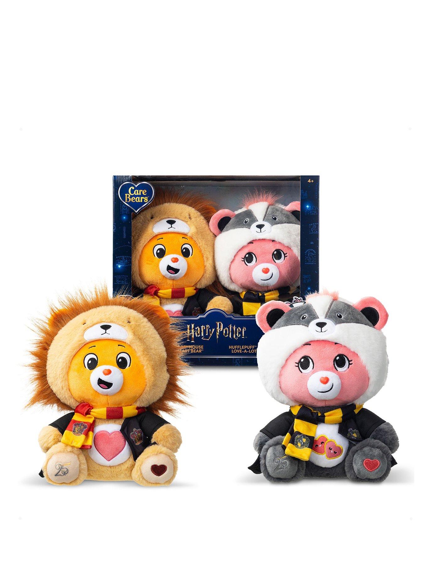 Care Bears 30cm Plush -  x Harry Potter 2pk Boxed Set (Tenderheart Bear x Gryffindor and Love-A-Lot Bear x Hufflepuff)