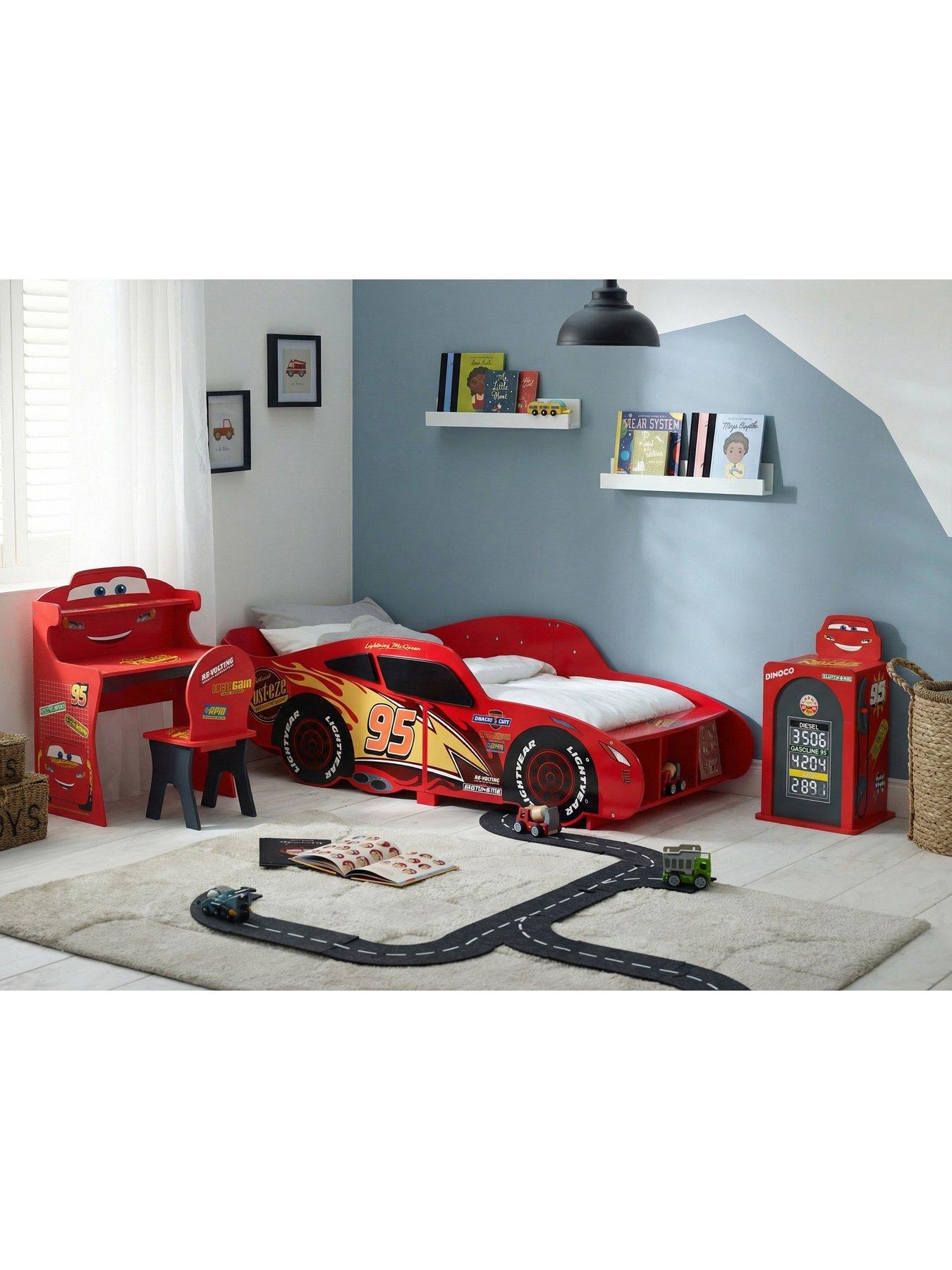Disney Cars Lightning McQueen Study Desk and Chair Set