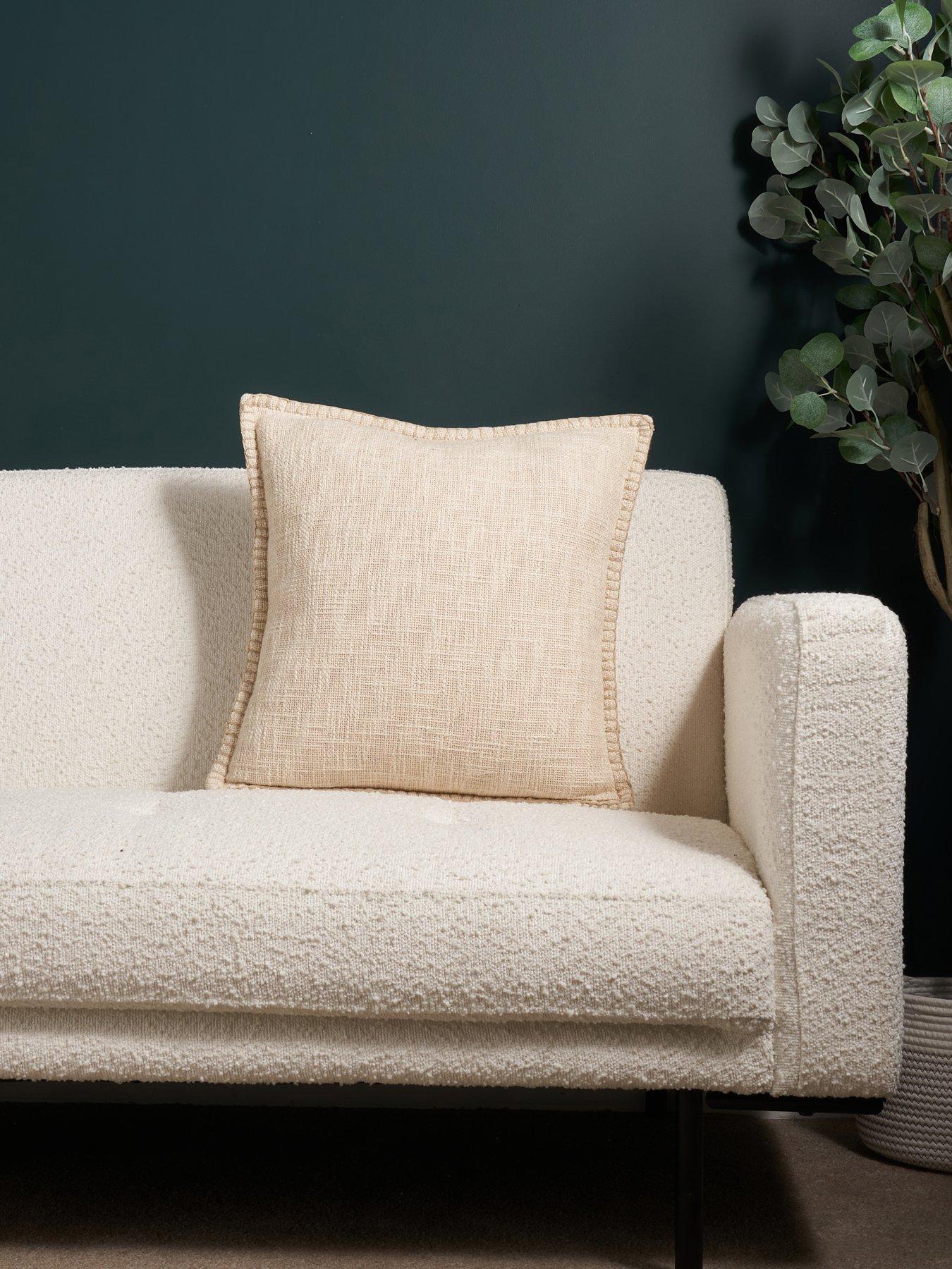 The Very Collection Textured Blanket Stitch Cushion