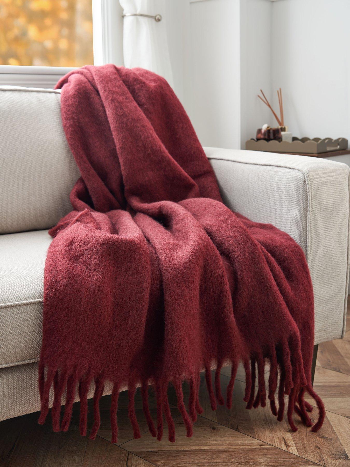 The Very Collection Luxury Faux Mohair Throw