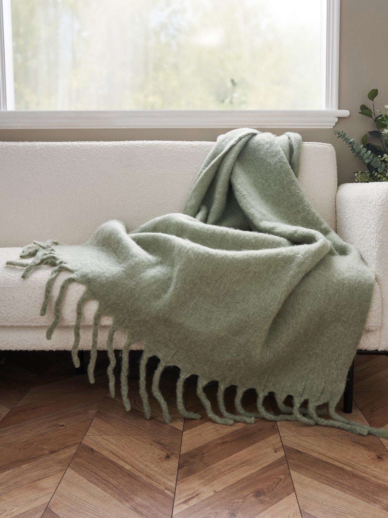 The Very Collection Luxury Faux Mohair Throw
