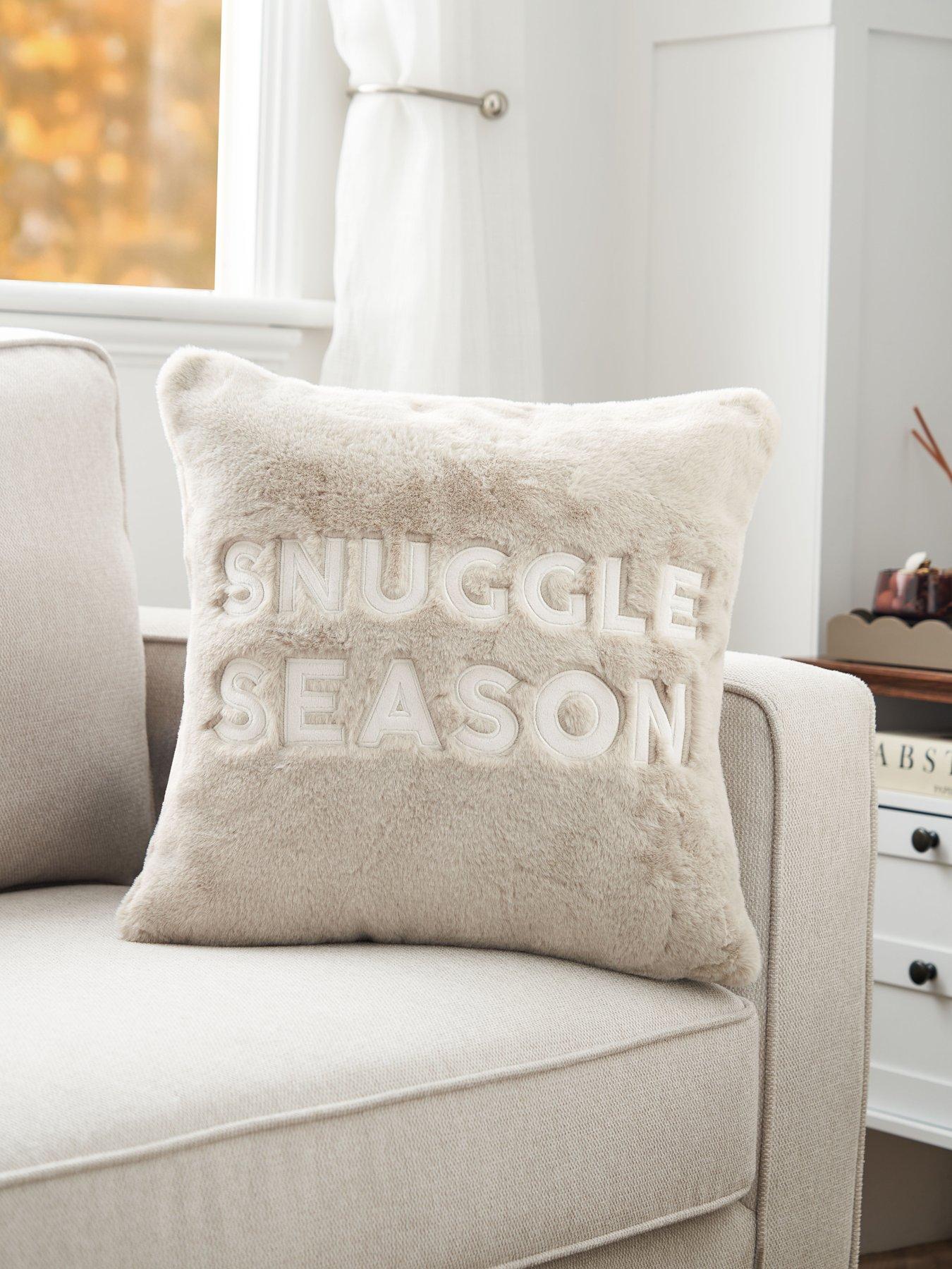 The Very Collection Snuggle Season Faux Fur Cushion