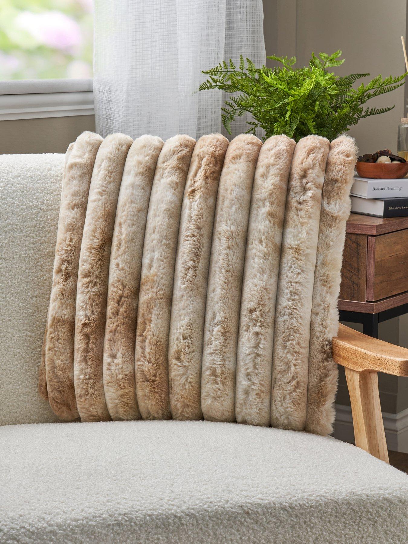 Image 1 of 6 of The Very Collection Marled Rib Cushion