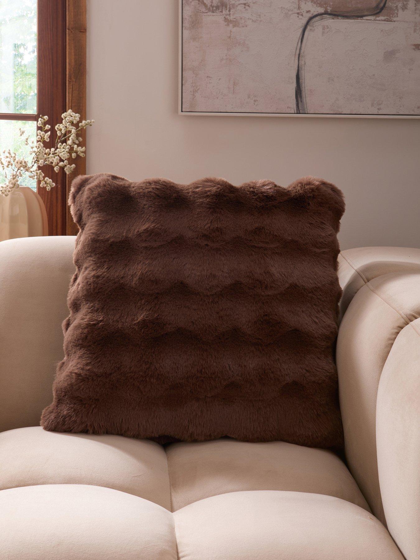 Michelle Keegan Home Tianna Faux Fur Large Cushion