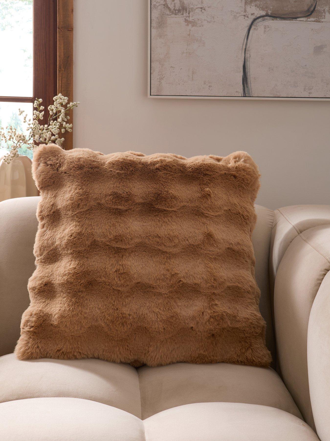 Michelle Keegan Home Tianna Faux Fur Large Cushion