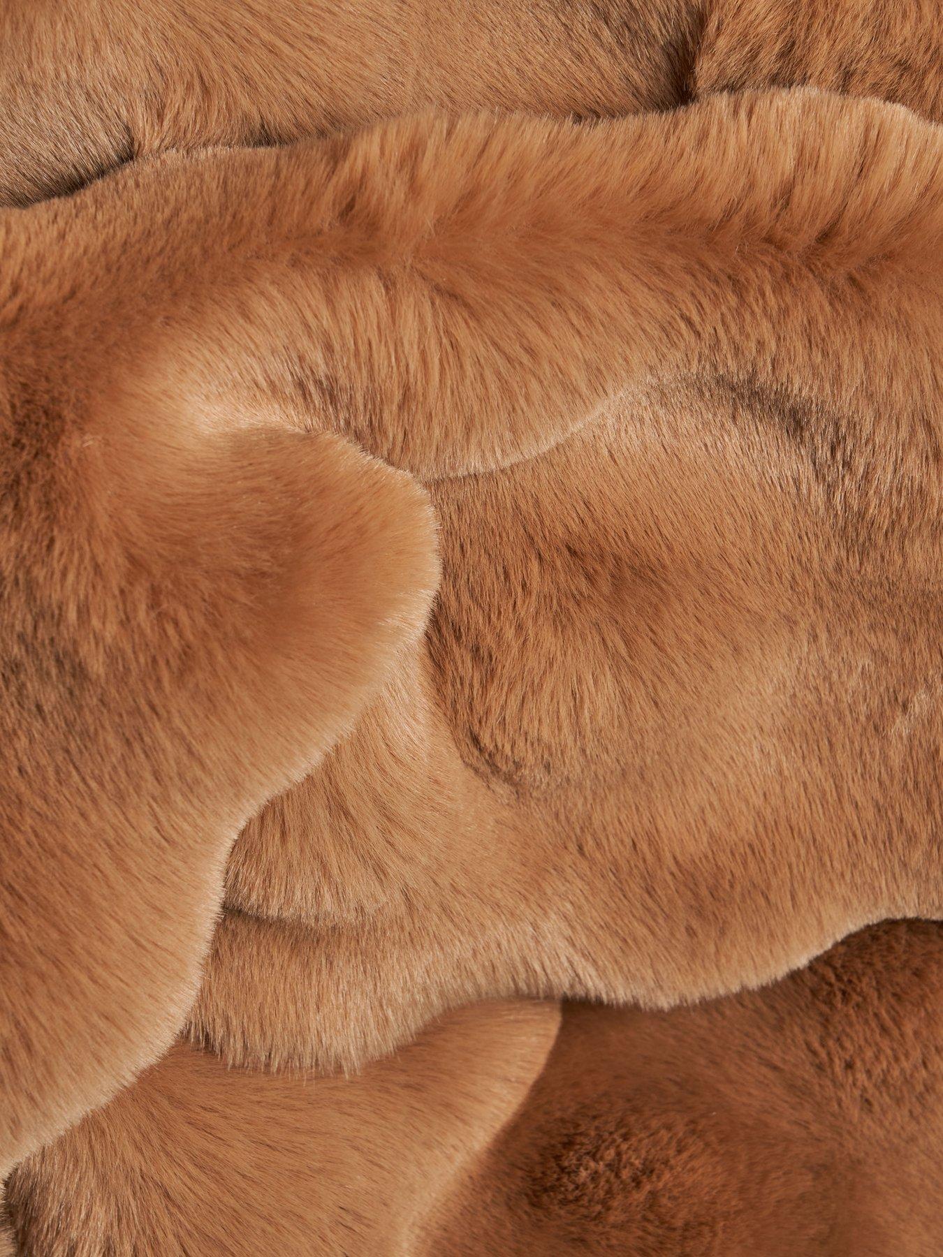 Image 4 of 7 of Michelle Keegan Home Tianna Faux Fur Throw 152x127cm