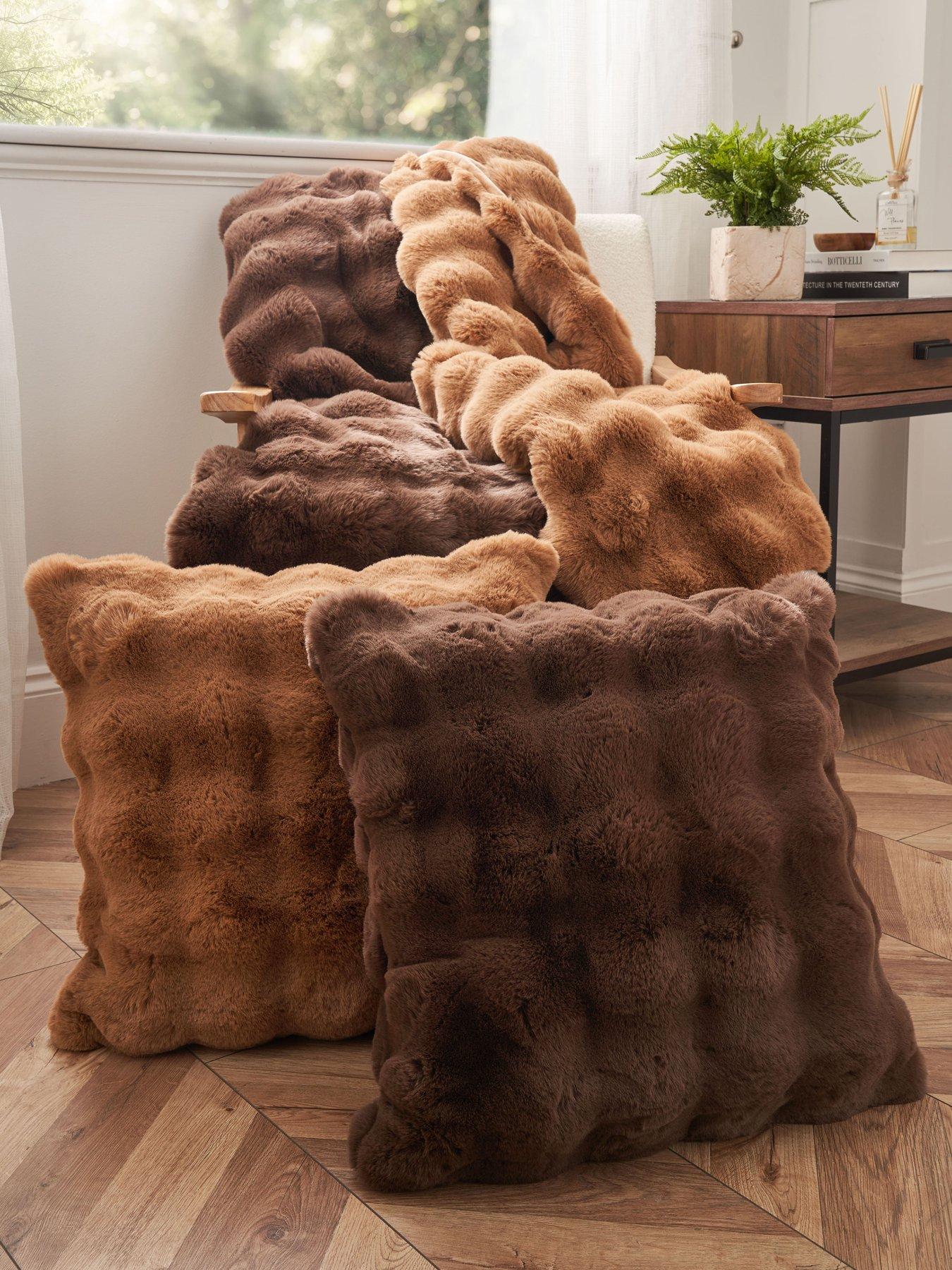 Image 6 of 7 of Michelle Keegan Home Tianna Faux Fur Throw 152x127cm