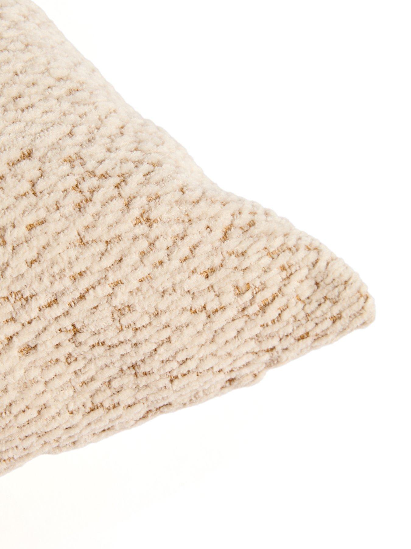 Image 4 of 7 of Michelle Keegan Home Small Chevron Jacquard Cushion 45x45cm - Cream
