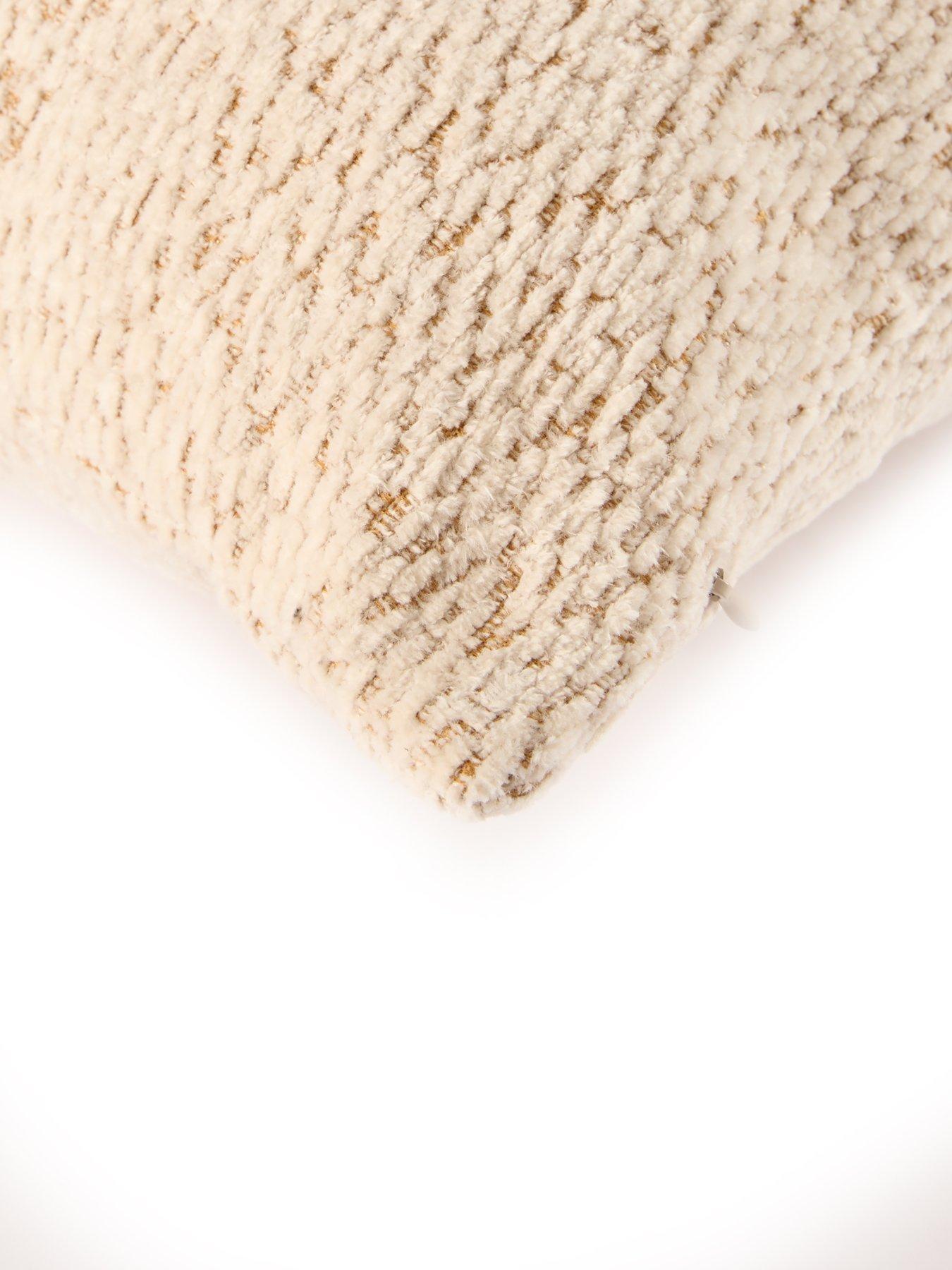 Image 6 of 7 of Michelle Keegan Home Small Chevron Jacquard Cushion 45x45cm - Cream