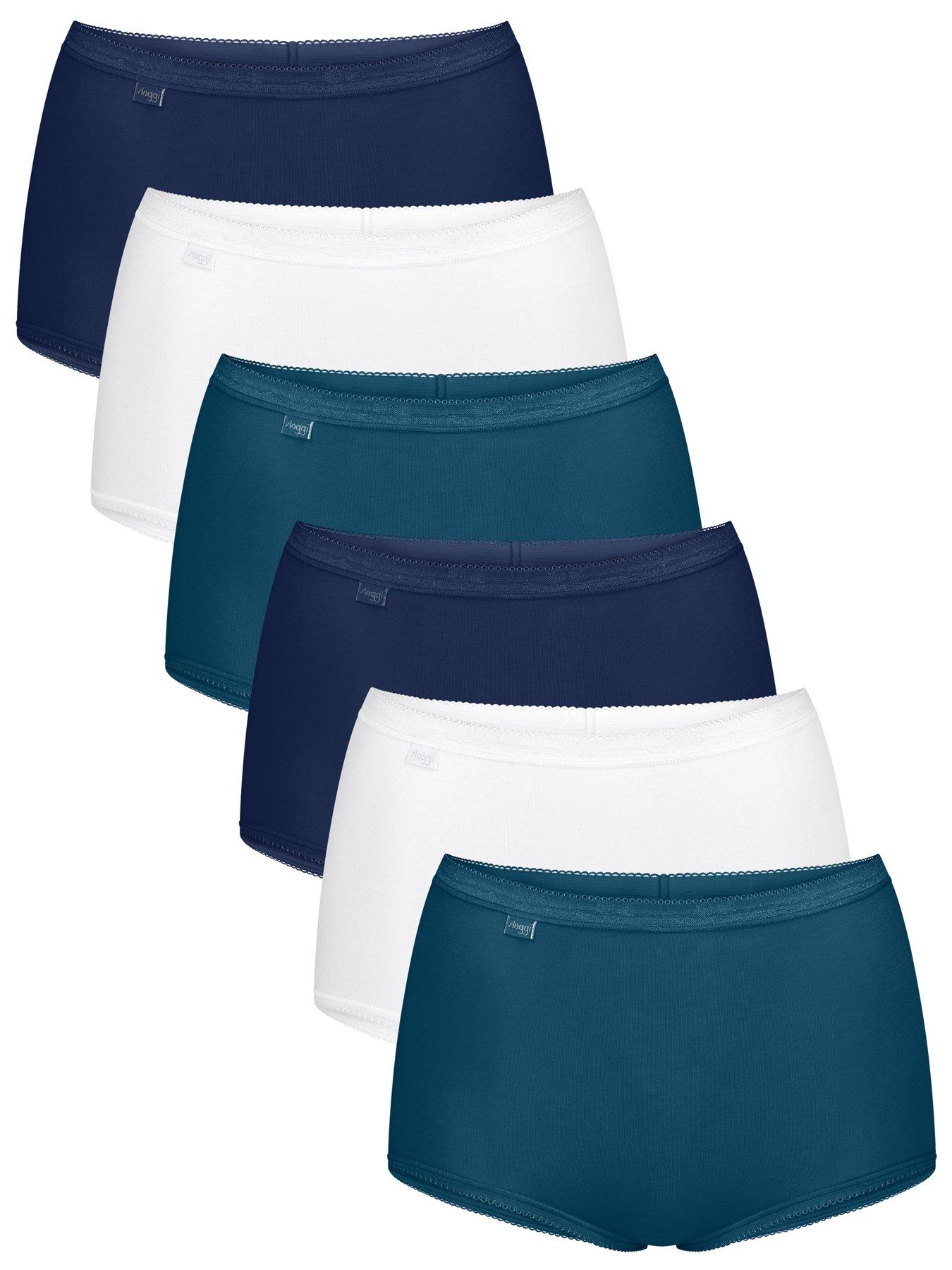 Sloggi Basic 6 Pack Brief - Blue Combo