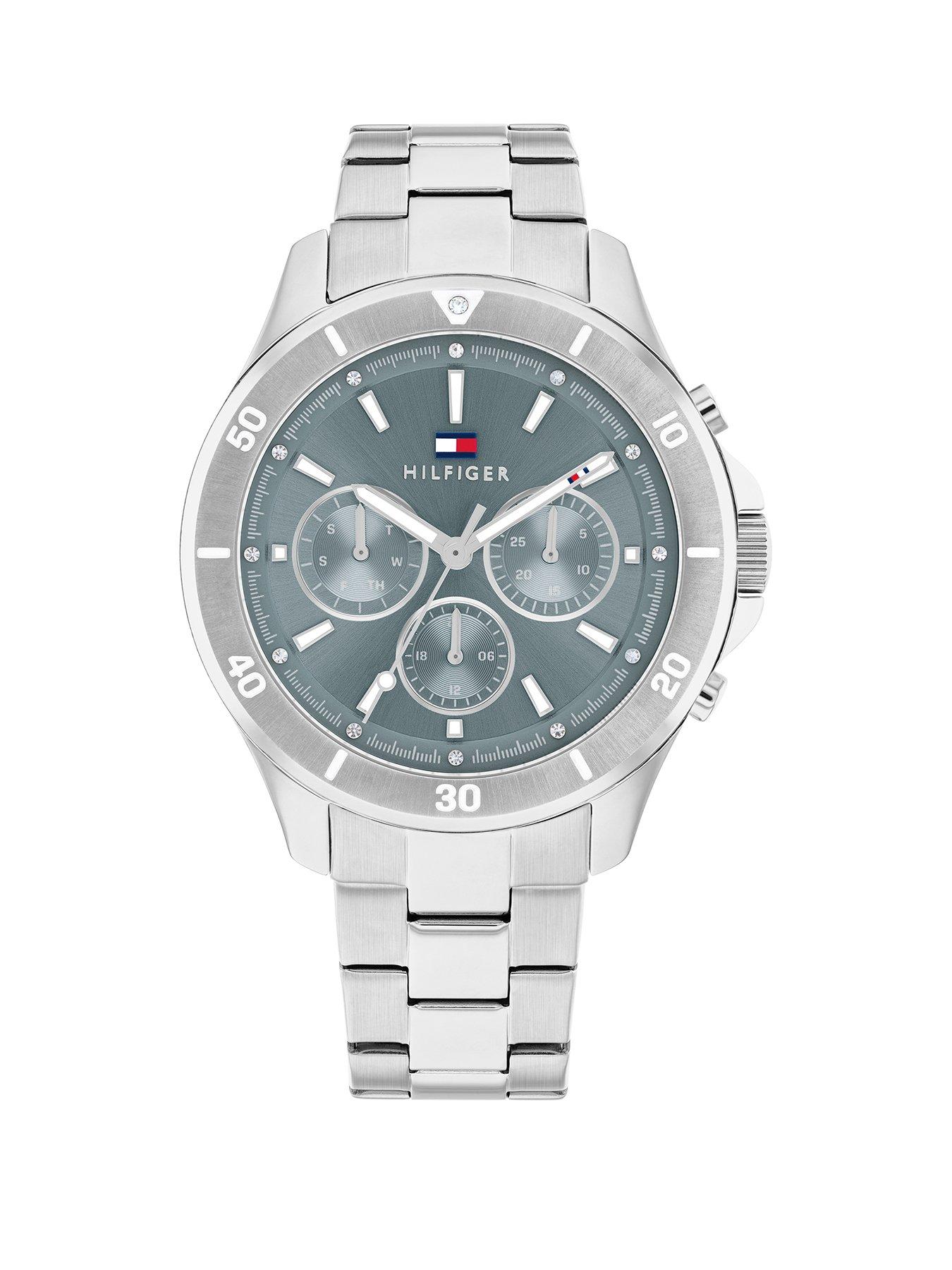Image 1 of 5 of Tommy Hilfiger Women's Light Blue Dial Stainless Steel Bracelet Watch