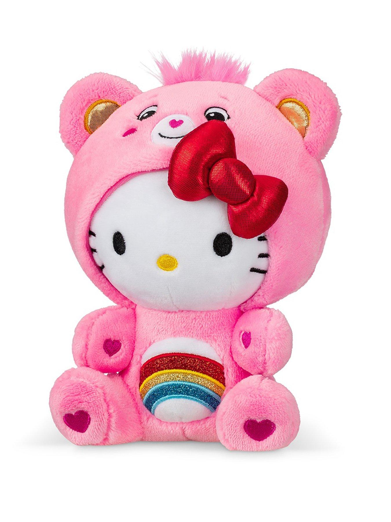 Care Bears 22cm Plush - Hello Kitty as Cheer Bear (polybag)