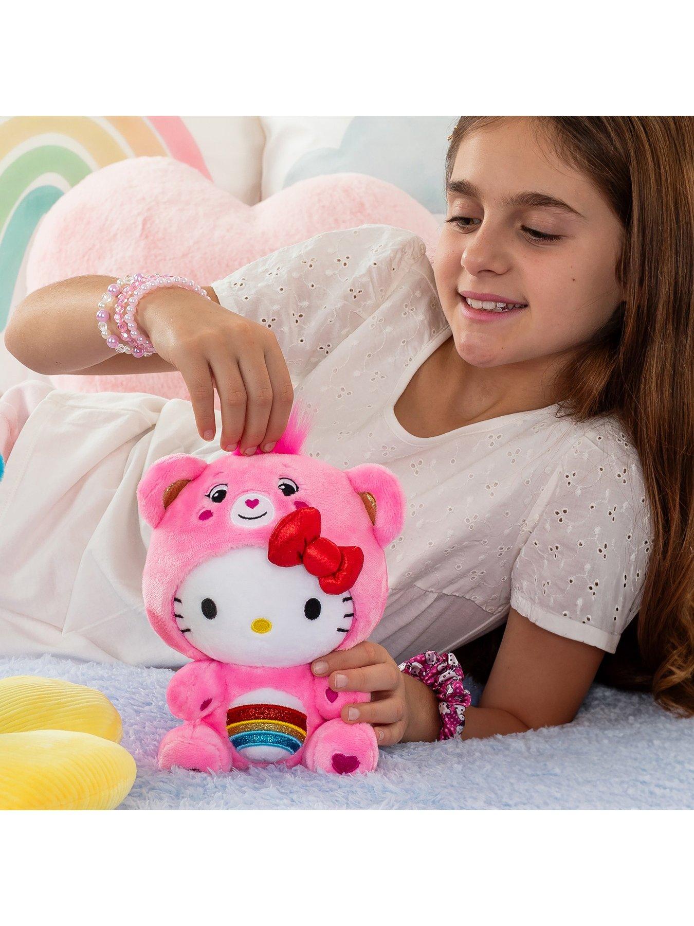 Image 4 of 8 of Care Bears 22cm Plush - Hello Kitty as Cheer Bear (polybag)
