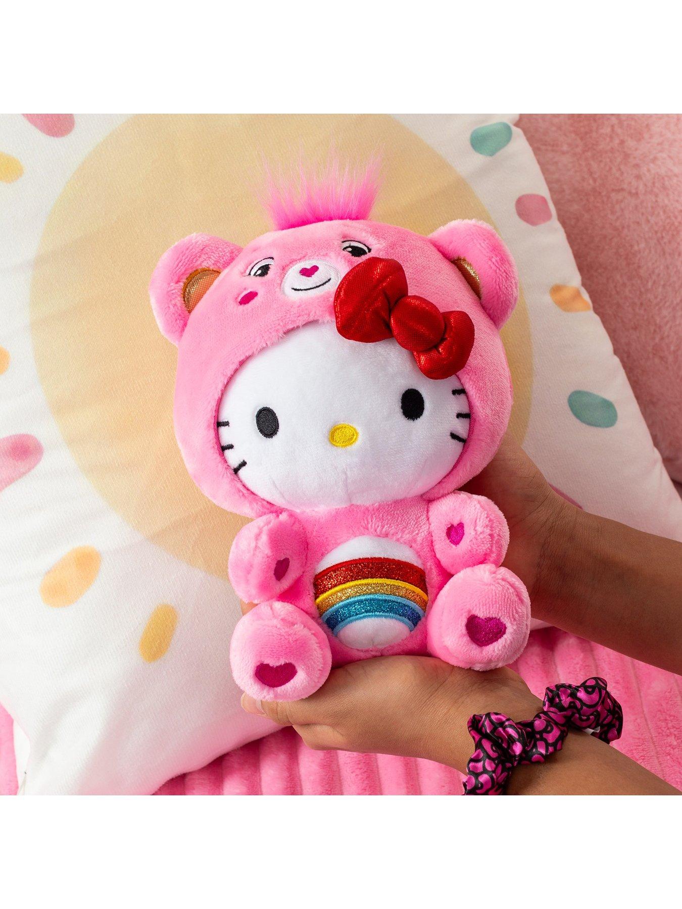 Image 5 of 8 of Care Bears 22cm Plush - Hello Kitty as Cheer Bear (polybag)