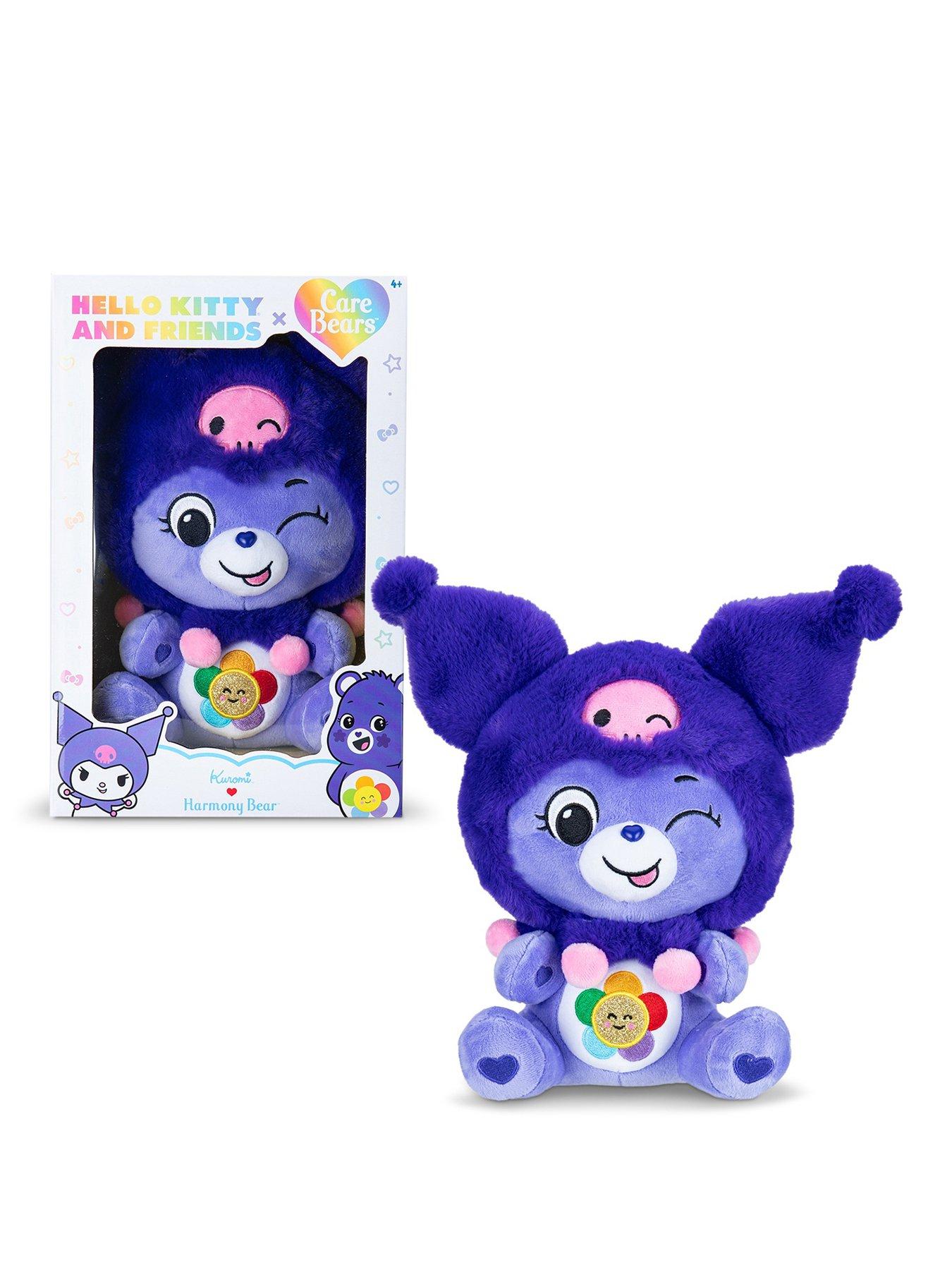 Care Bears 30cm Plush -  x Hello Kitty (Harmony Bear as Kuromi)