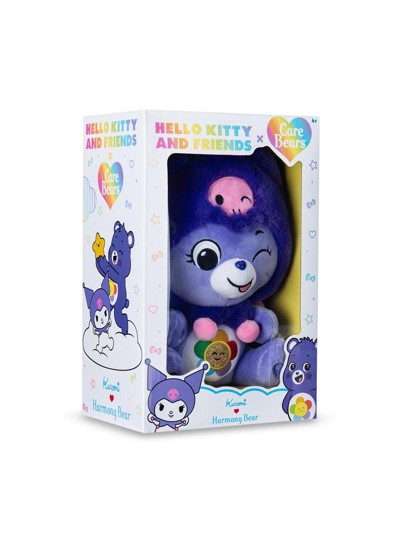 Image 4 of 7 of Care Bears 30cm Plush -  x Hello Kitty (Harmony Bear as Kuromi)