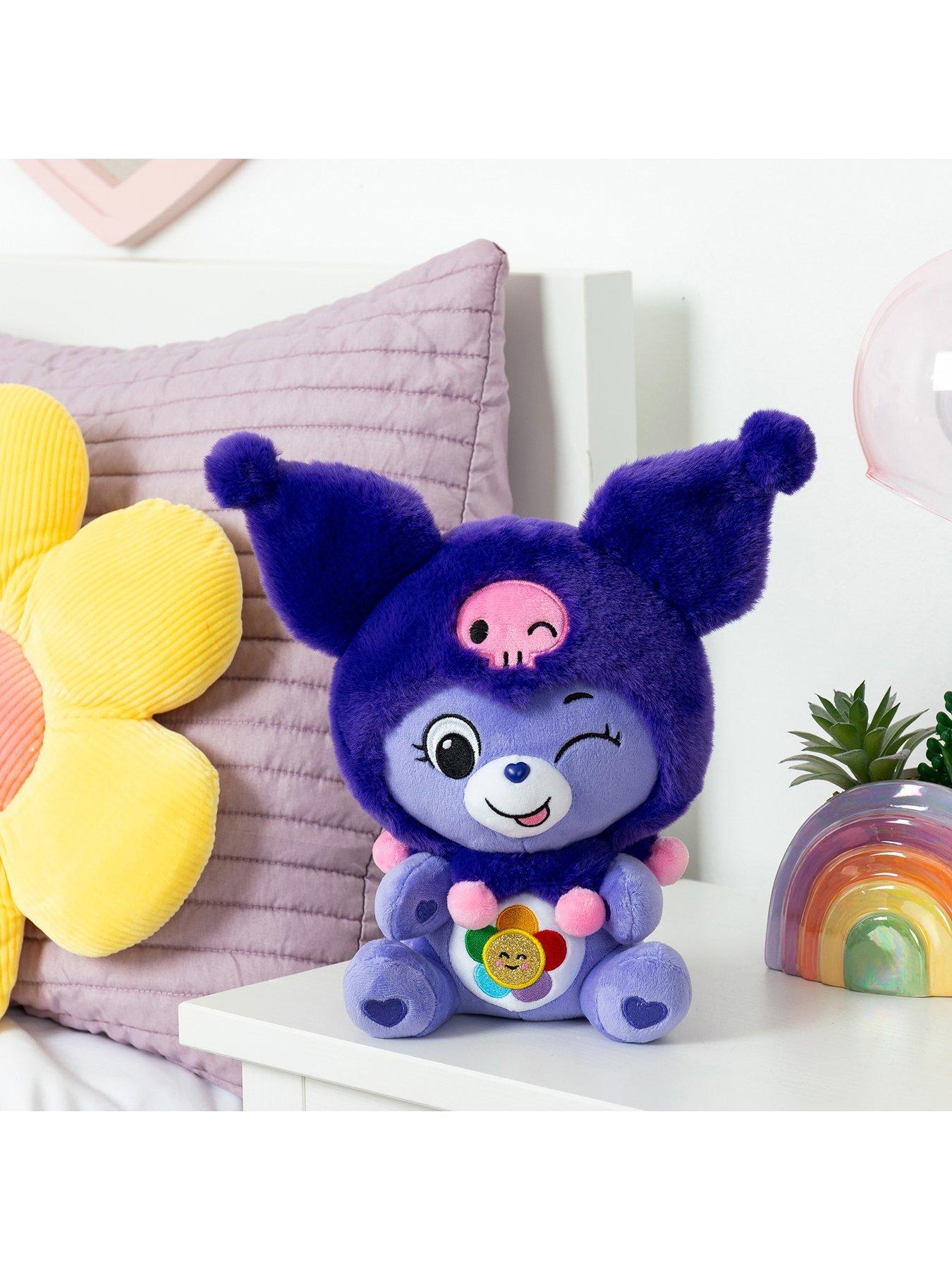 Image 5 of 7 of Care Bears 30cm Plush -  x Hello Kitty (Harmony Bear as Kuromi)