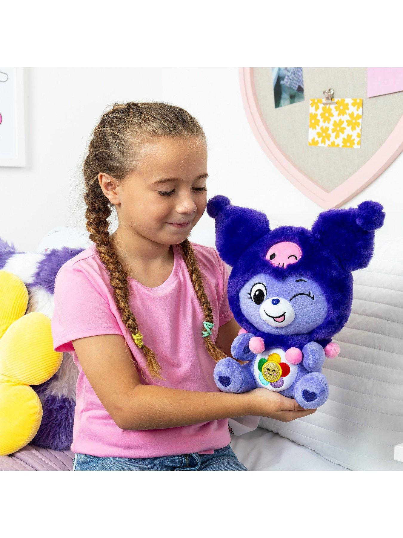 Image 6 of 7 of Care Bears 30cm Plush -  x Hello Kitty (Harmony Bear as Kuromi)