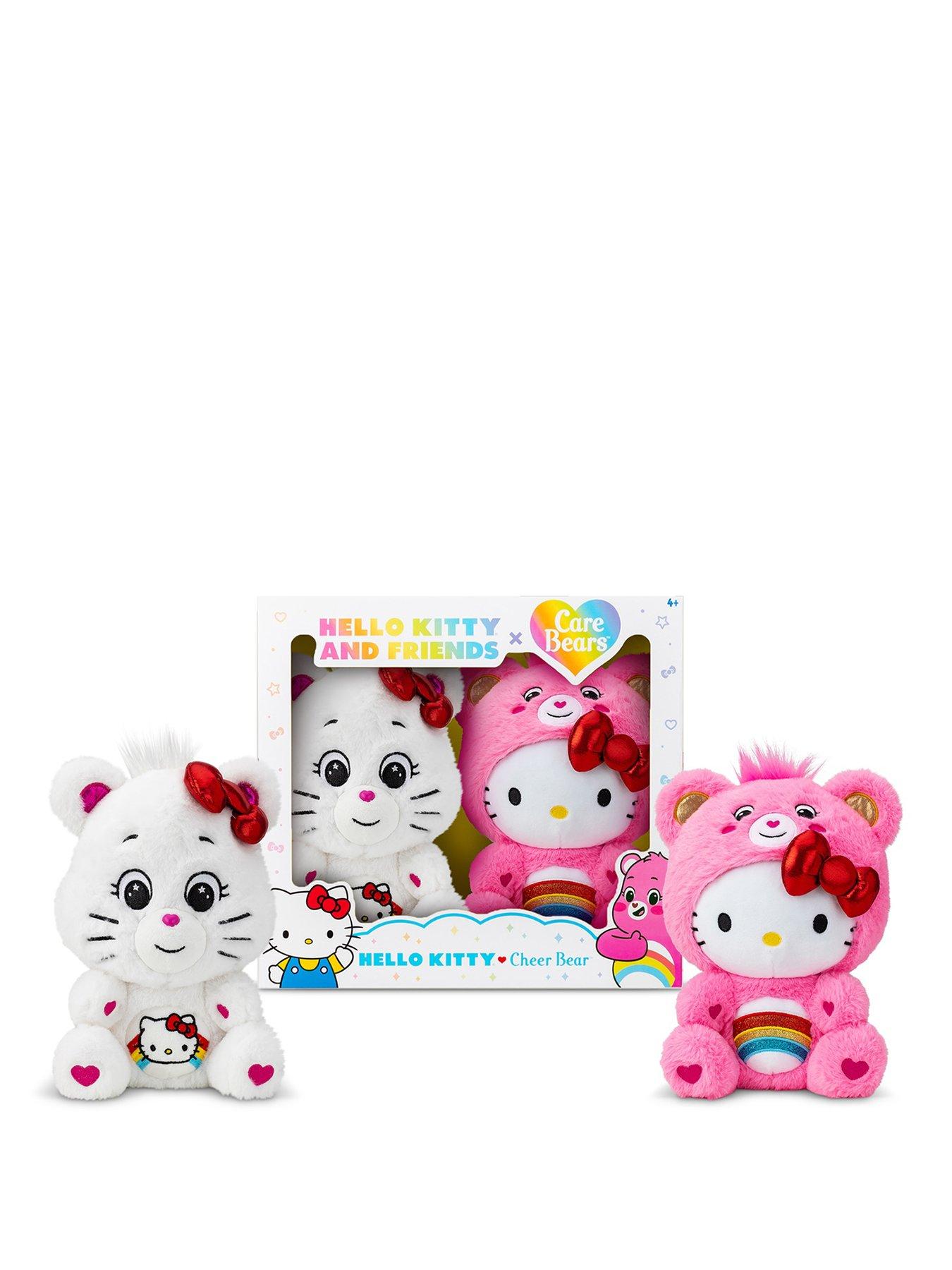 Care Bears 30cm Plush -  x Hello Kitty 2pk (Cheer as Hello Kitty  &  Hello Kitty as Cheer)