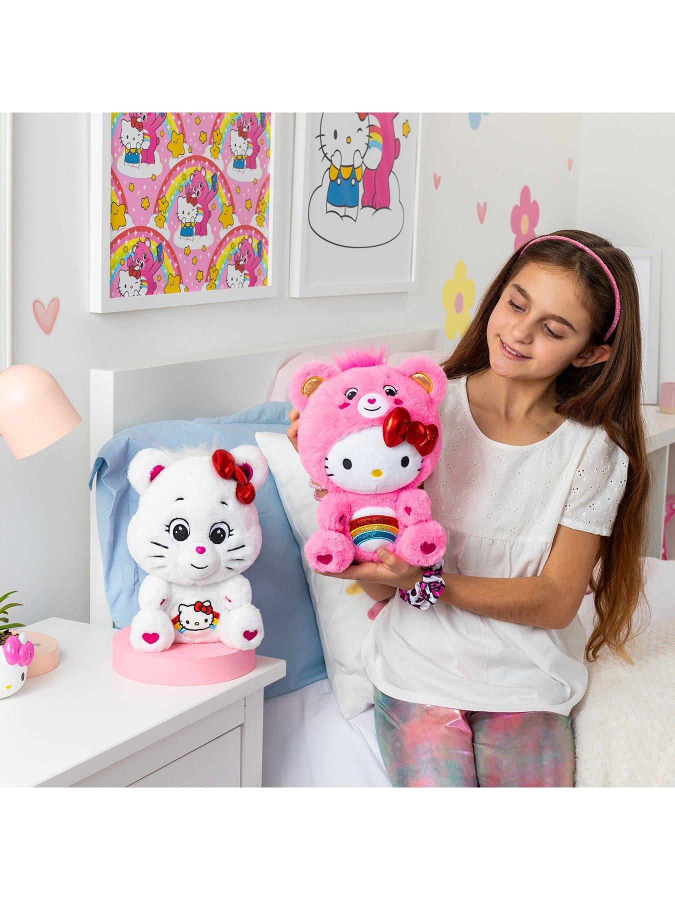 Image 7 of 8 of Care Bears 30cm Plush -  x Hello Kitty 2pk (Cheer as Hello Kitty &amp; Hello Kitty as Cheer)