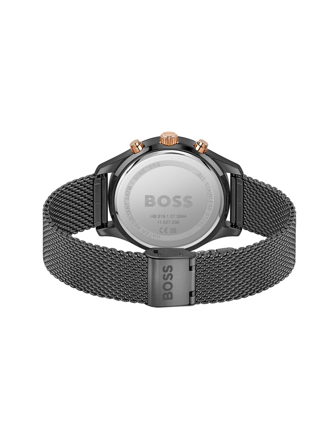 Image 2 of 5 of BOSS Gents BOSS Associate Stainless Steel Mesh Bracelet Watch