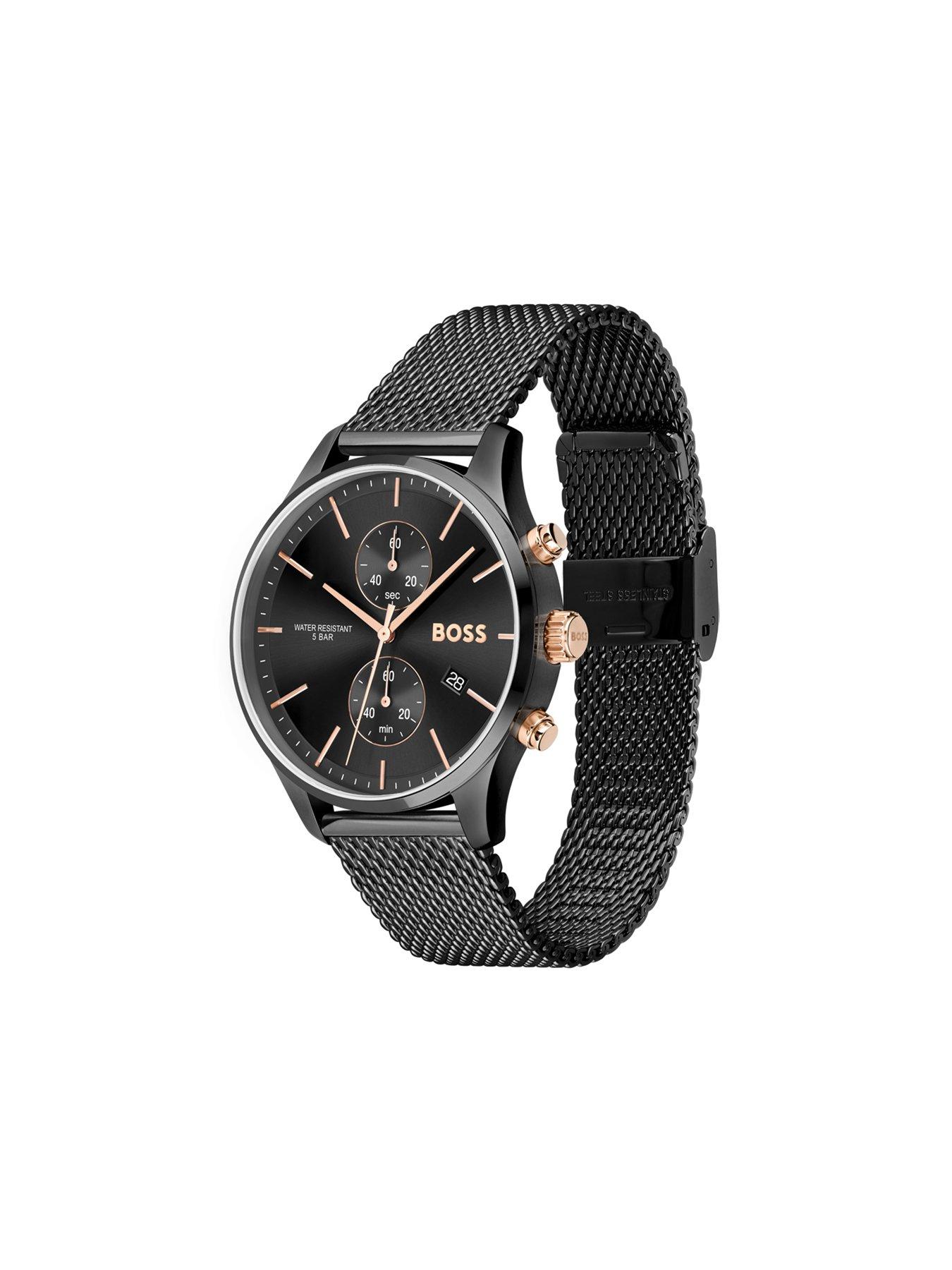 Image 3 of 5 of BOSS Gents BOSS Associate Stainless Steel Mesh Bracelet Watch