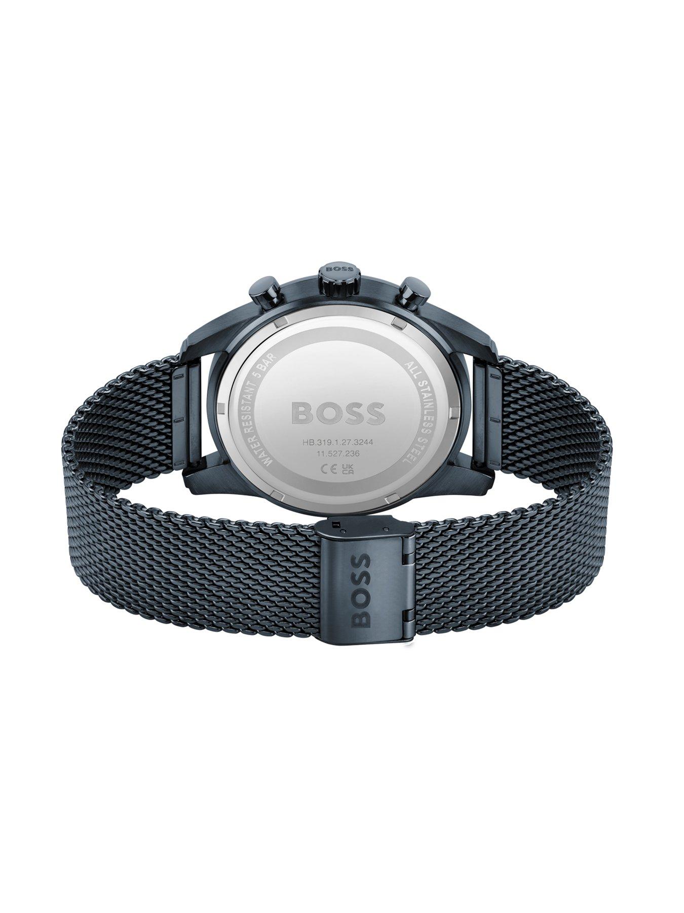 Image 2 of 5 of BOSS Gents BOSS Skymaster Stainless Steel Mesh Bracelet Watch