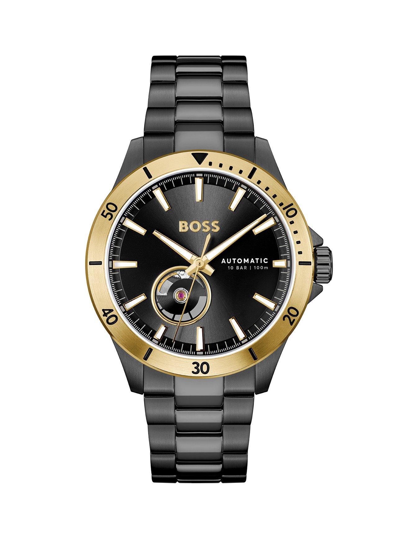 BOSS Gents BOSS Troper Automatic Stainless Steel Bracelet Watch