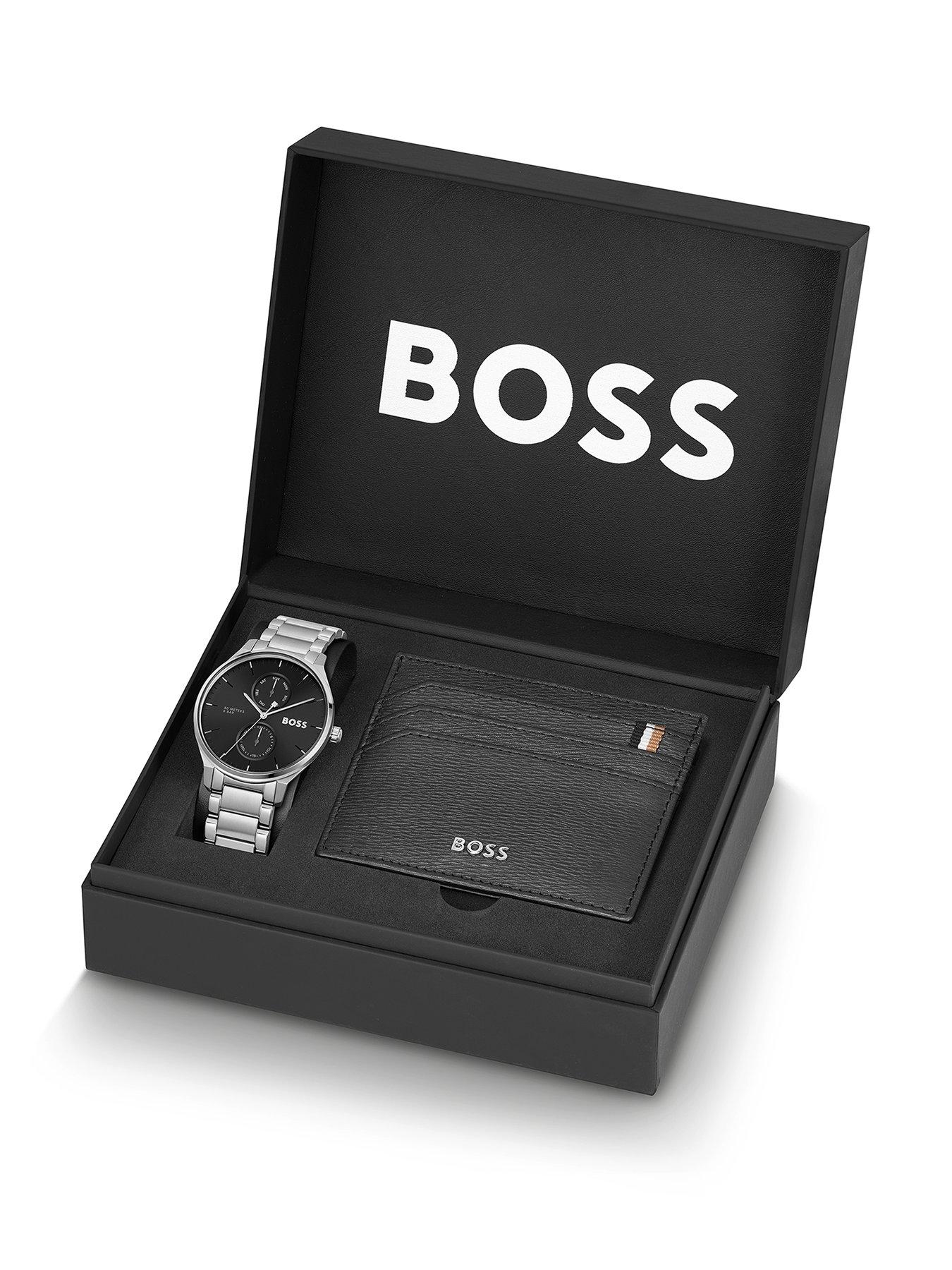 BOSS Gents BOSS Tyler A Watch and Card Holder Gift Set