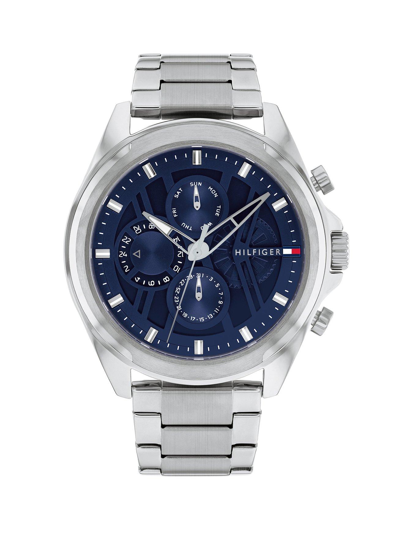 Image 1 of 5 of Tommy Hilfiger Men's Blue Dial Stainless Steel Bracelet Watch