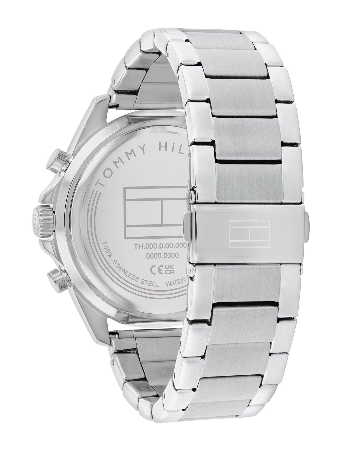 Image 2 of 5 of Tommy Hilfiger Men's Blue Dial Stainless Steel Bracelet Watch