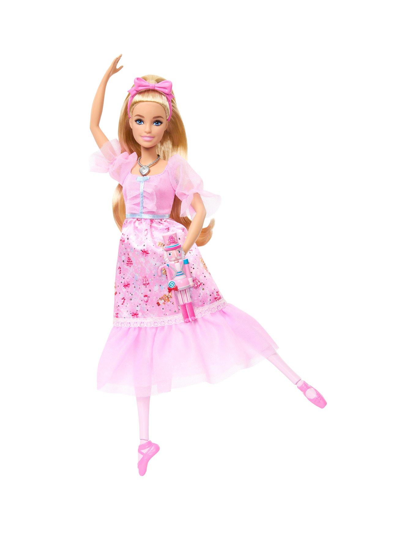 Barbie The Nutcracker Clara Ballerina Doll with Toy Nutcracker Accessory