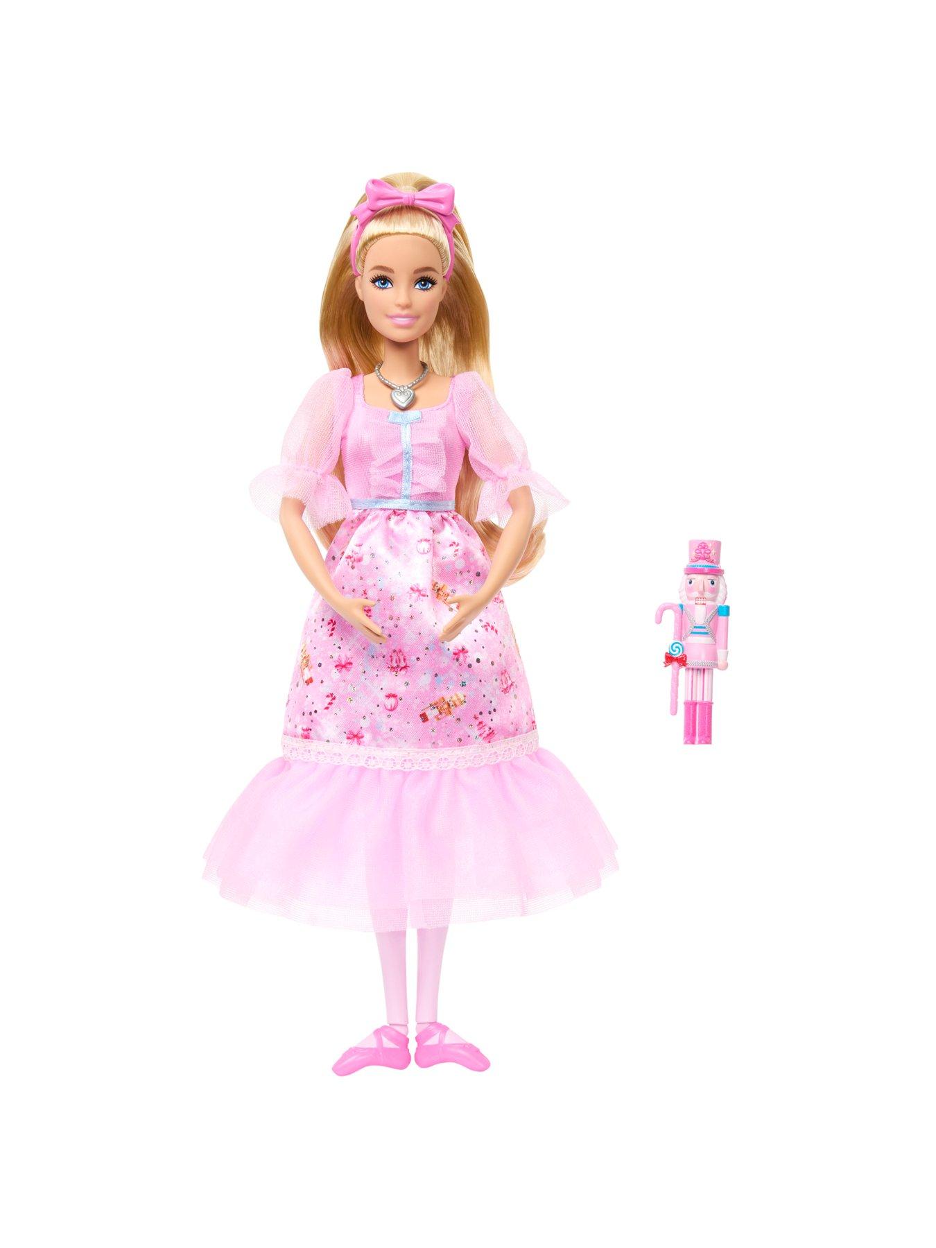 Image 6 of 7 of Barbie The Nutcracker Clara Ballerina Doll with Toy Nutcracker Accessory
