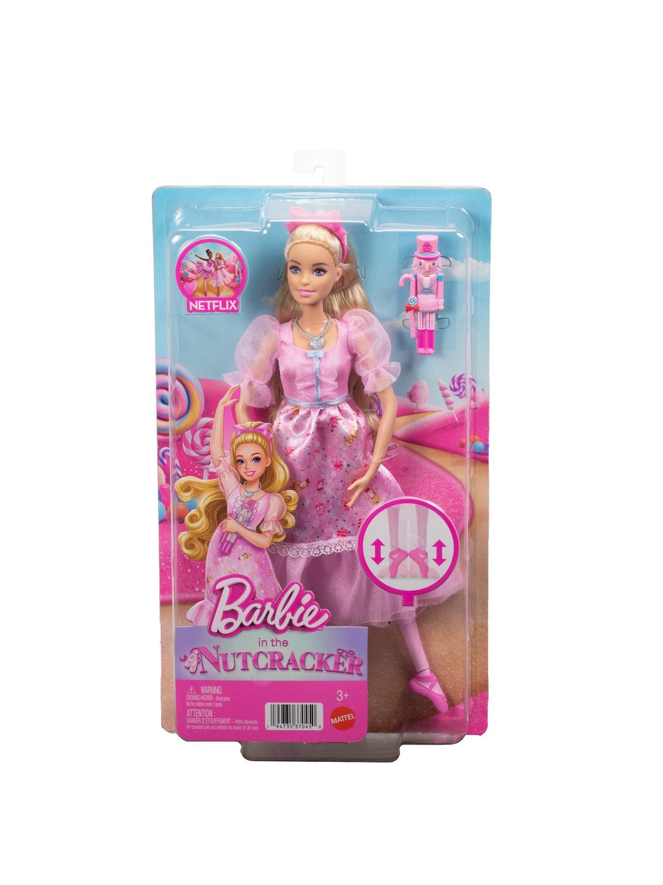 Image 7 of 7 of Barbie The Nutcracker Clara Ballerina Doll with Toy Nutcracker Accessory