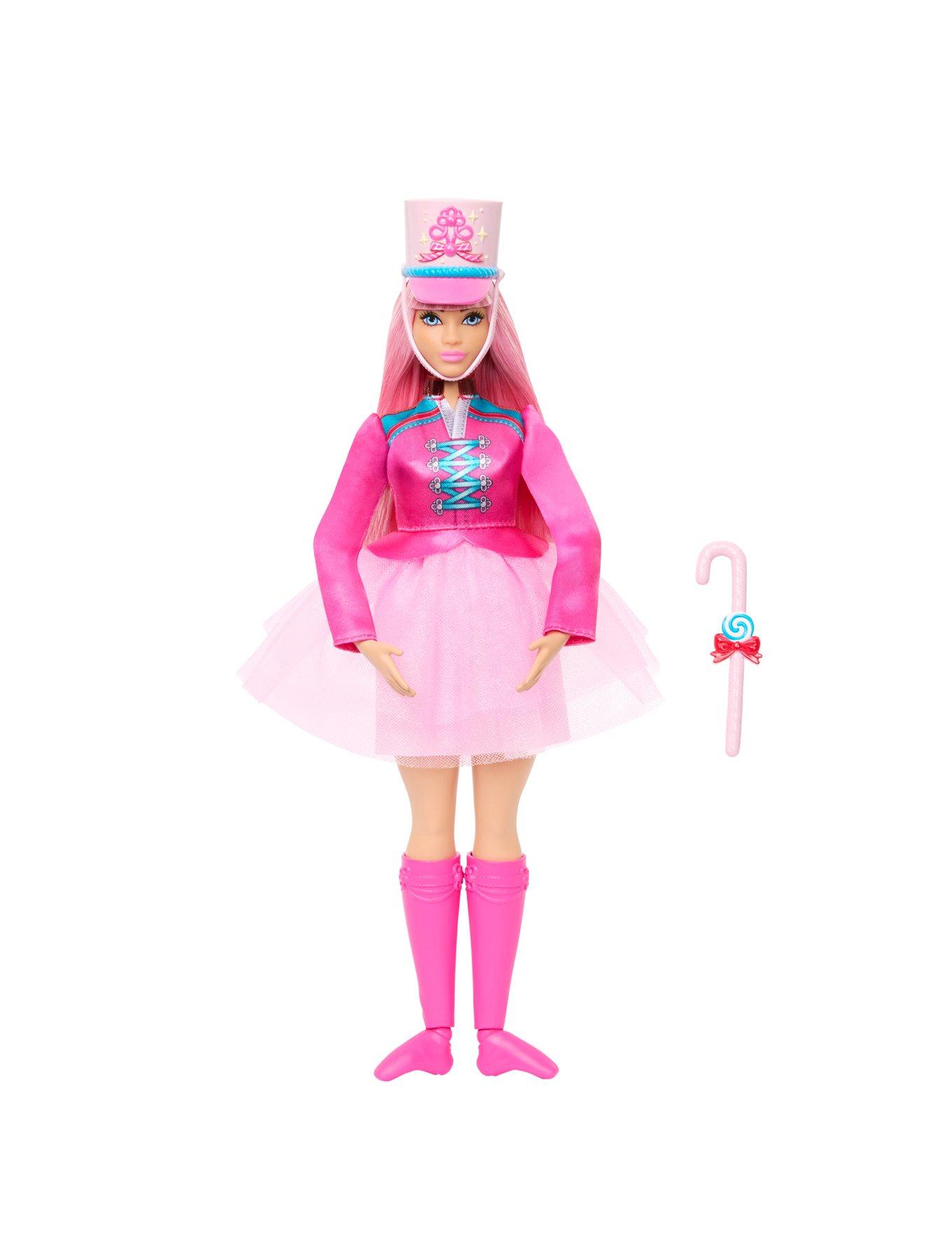 Image 6 of 7 of Barbie <p>The Nutcracker Daisy Ballerina Doll with Candy Cane Baton Accessory</p>