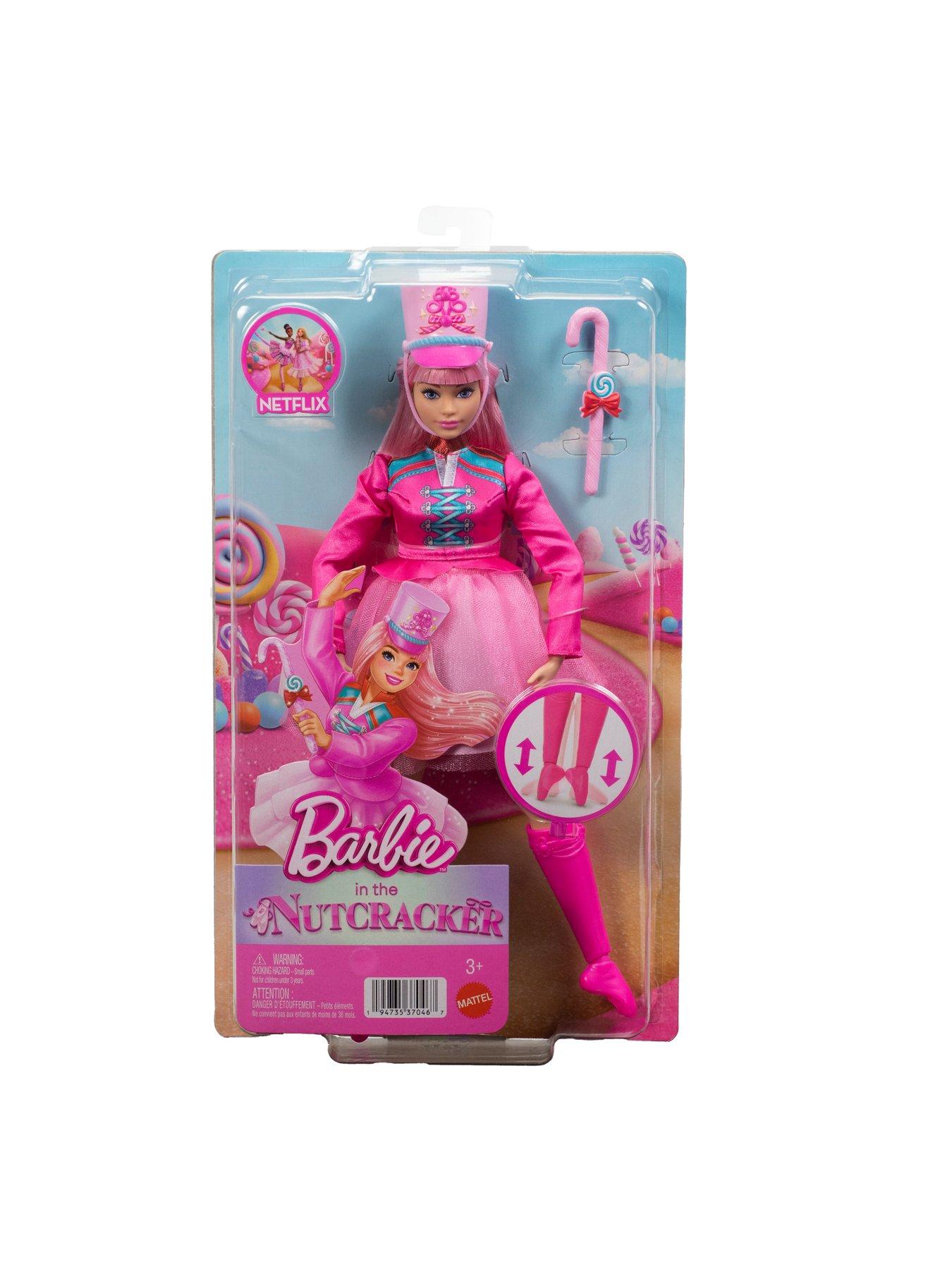 Image 7 of 7 of Barbie <p>The Nutcracker Daisy Ballerina Doll with Candy Cane Baton Accessory</p>