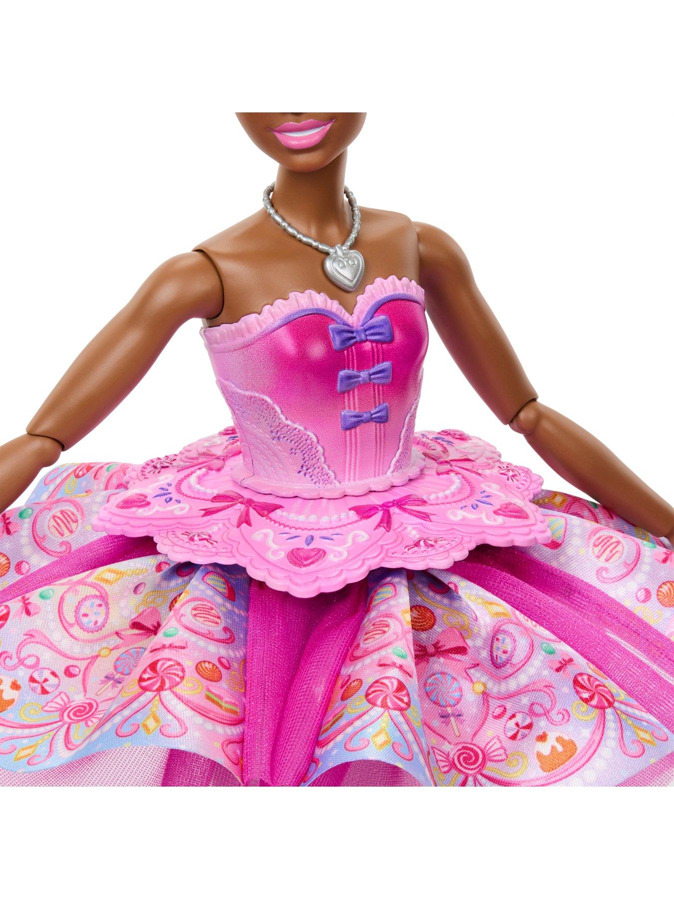 Image 4 of 7 of Barbie <p>The Nutcracker Sugar Plum Doll with Surprise Tutu Transformation Feature and Magic Wand</p>