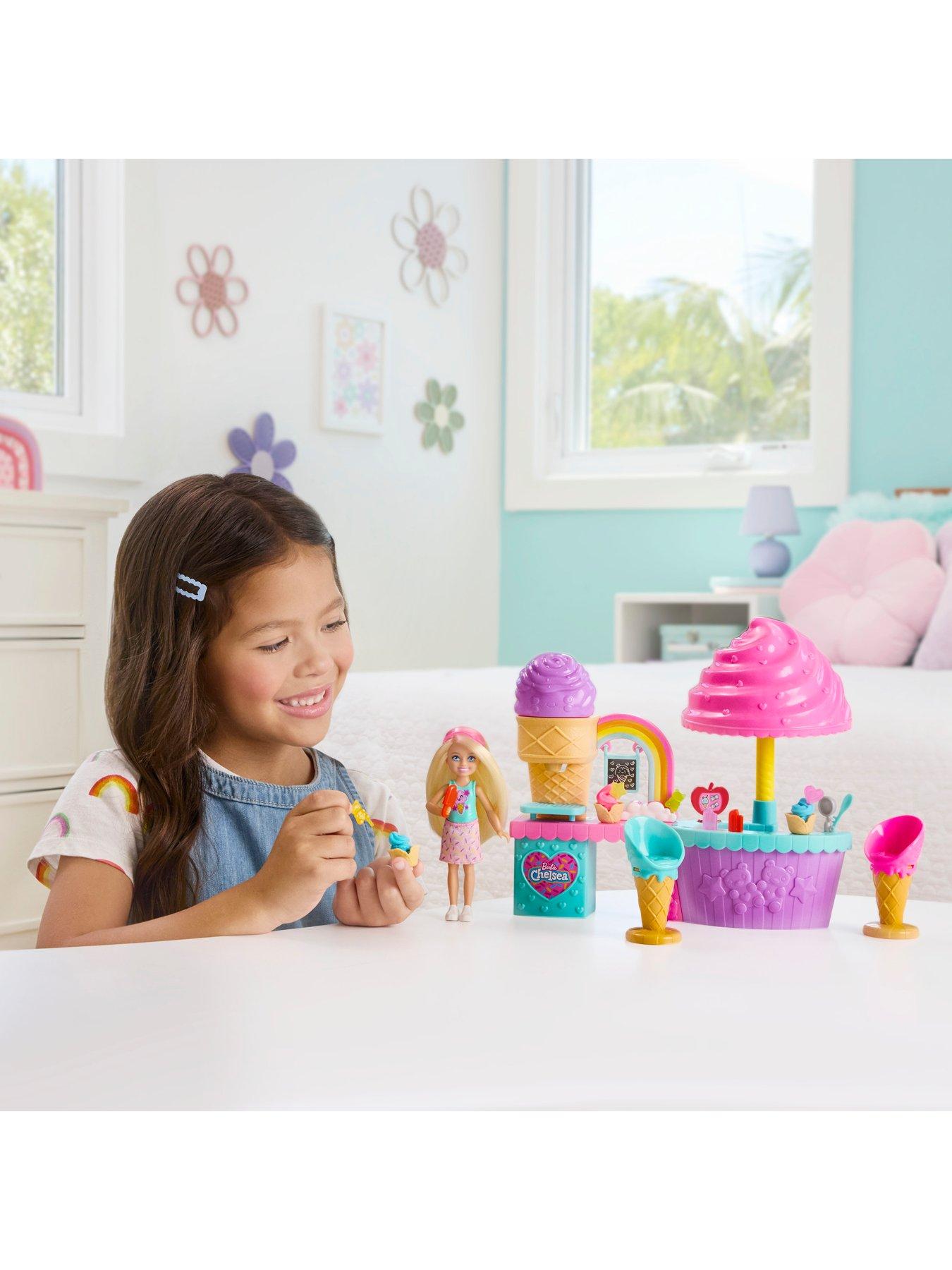 Image 2 of 7 of Barbie <p>Club Chelsea&nbsp;Ice Cream Shop Playset with Chelsea Doll, Sensory Dough and Accessories</p>