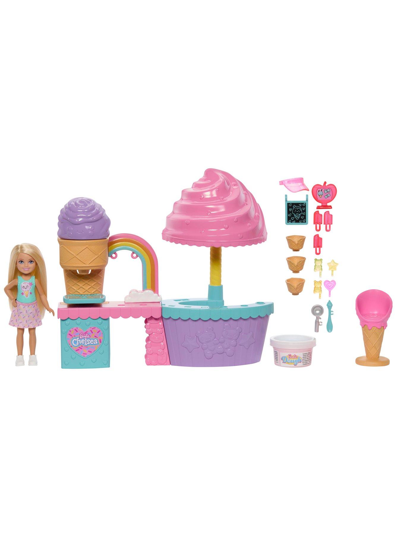 Image 3 of 7 of Barbie <p>Club Chelsea&nbsp;Ice Cream Shop Playset with Chelsea Doll, Sensory Dough and Accessories</p>