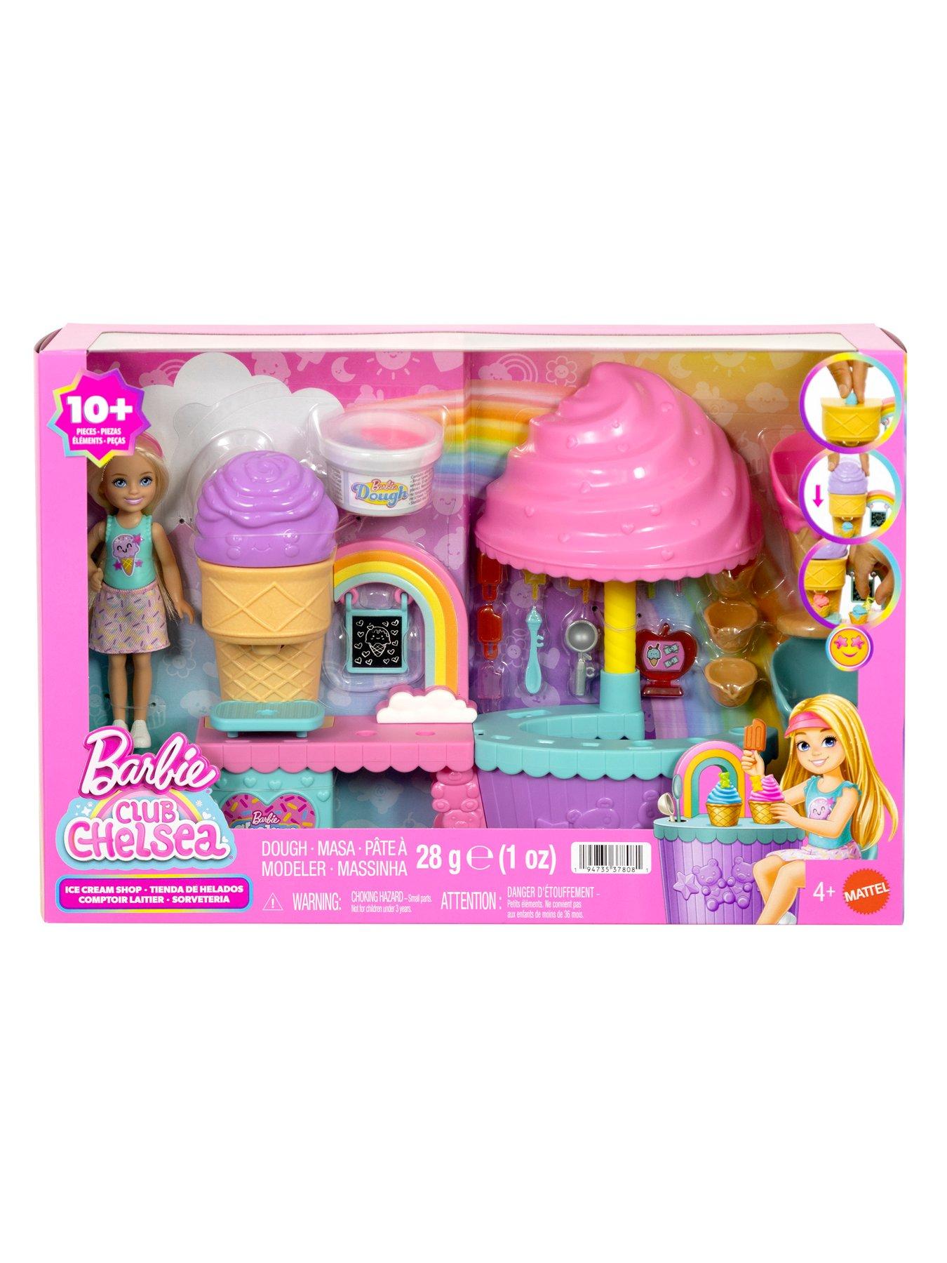 Image 7 of 7 of Barbie <p>Club Chelsea&nbsp;Ice Cream Shop Playset with Chelsea Doll, Sensory Dough and Accessories</p>