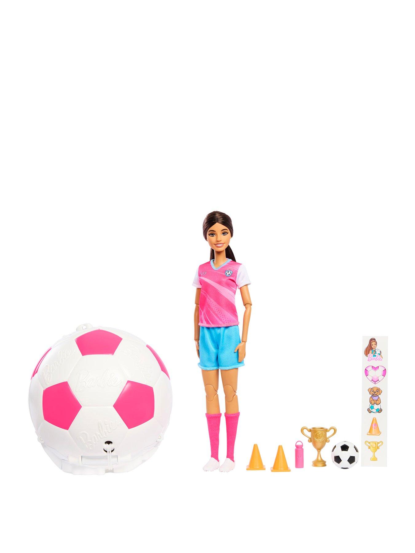 Barbie Team Barbie™ Roll  &  Reveal Soccer Player Doll with 8 Sports-Themed Surprises