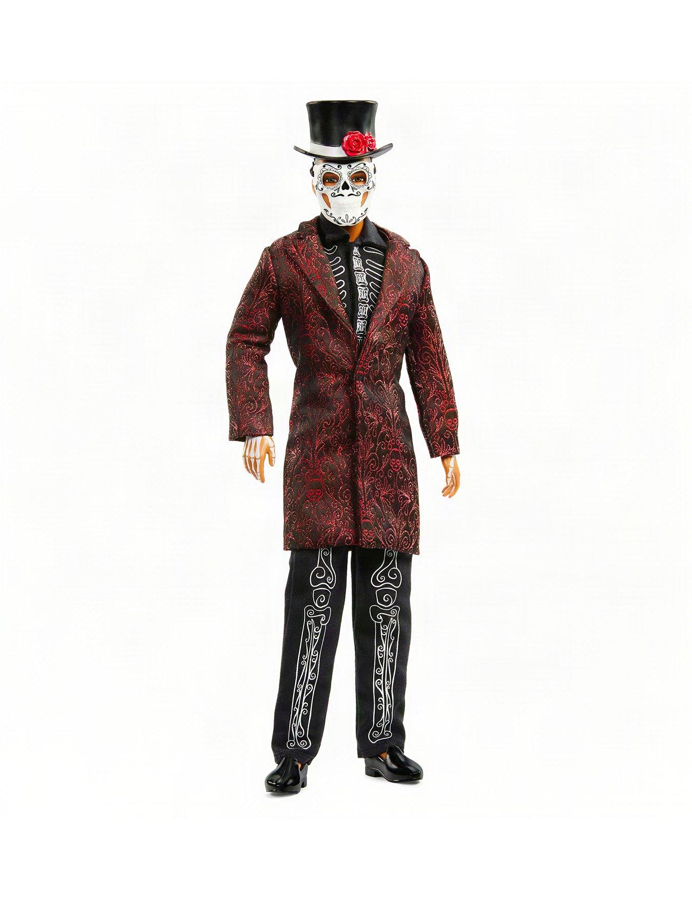 Barbie 2026 Día De Muertos Doll in Knee Length Jacket and Removable Calavera Mask and Hat