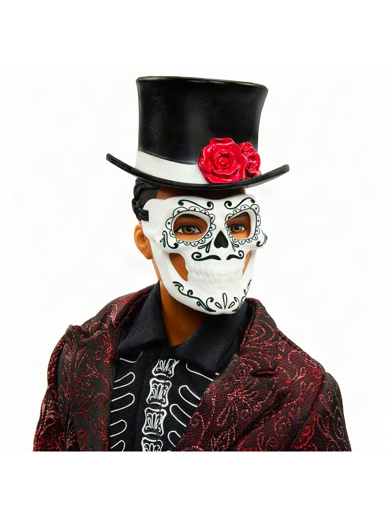 Image 5 of 6 of Barbie 2026 D&iacute;a De Muertos Barbie Collector Doll with Satin Mermaid Dress &amp; Removable Calavera Mask